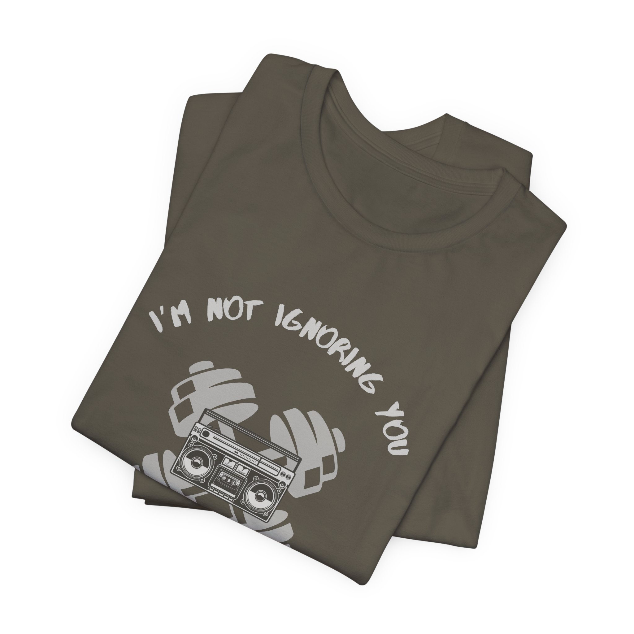 I'm Not Ignoring You...I'm Just in My Zone-Unisex Jersey Short Sleeve Tee - Image 35