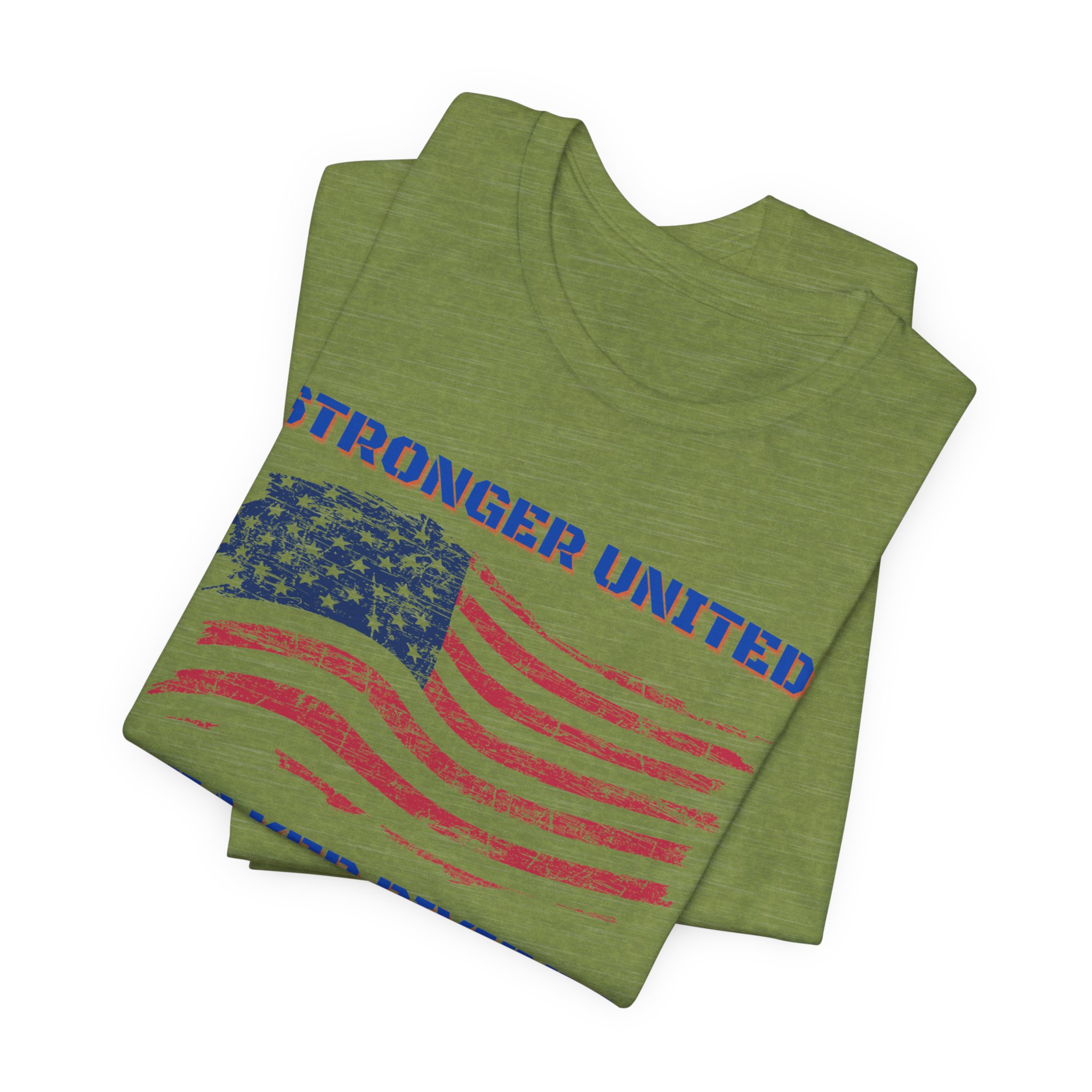 Stronger United Weaker Divided-Unisex Jersey Short Sleeve Tee - Image 27