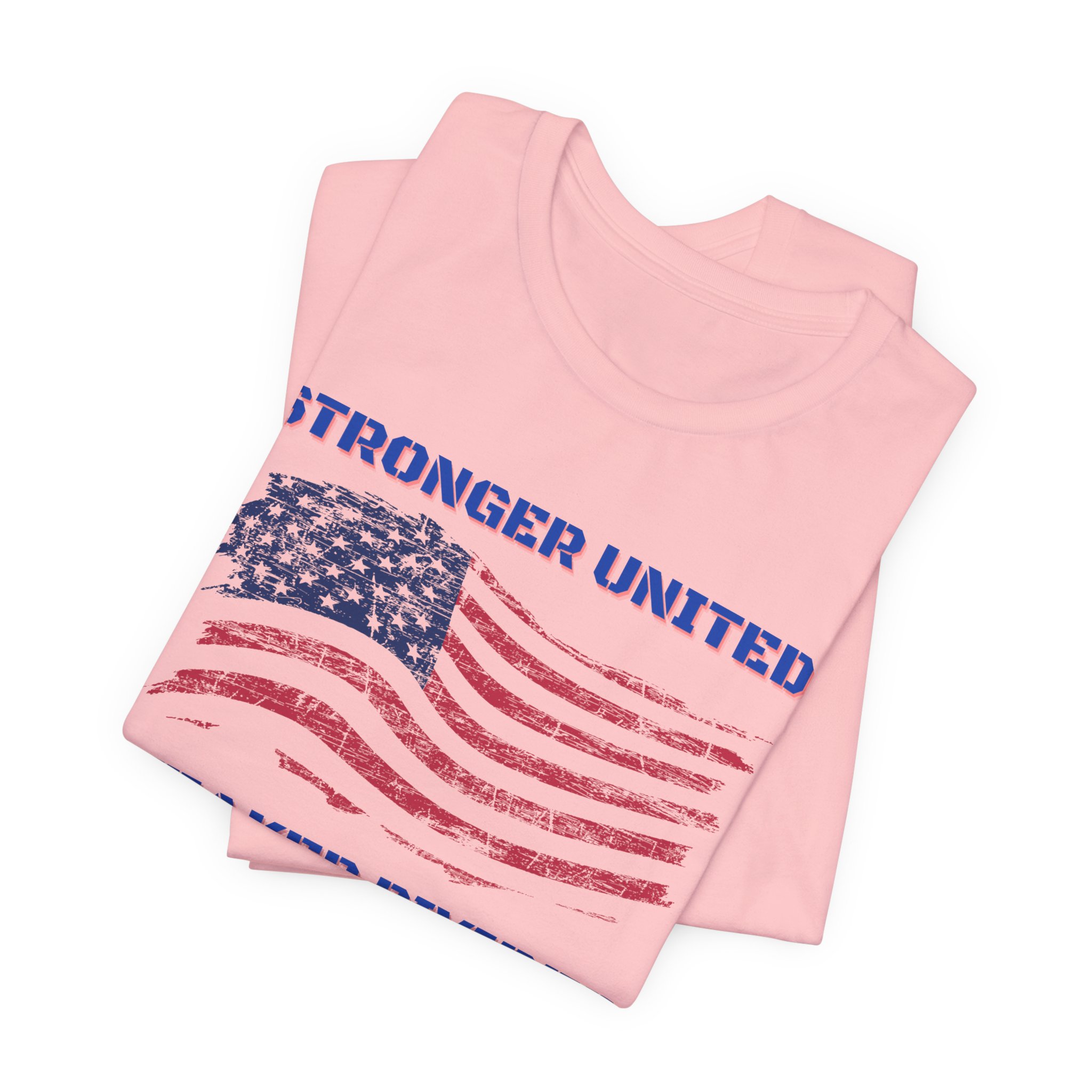 Stronger United Weaker Divided-Unisex Jersey Short Sleeve Tee - Image 67