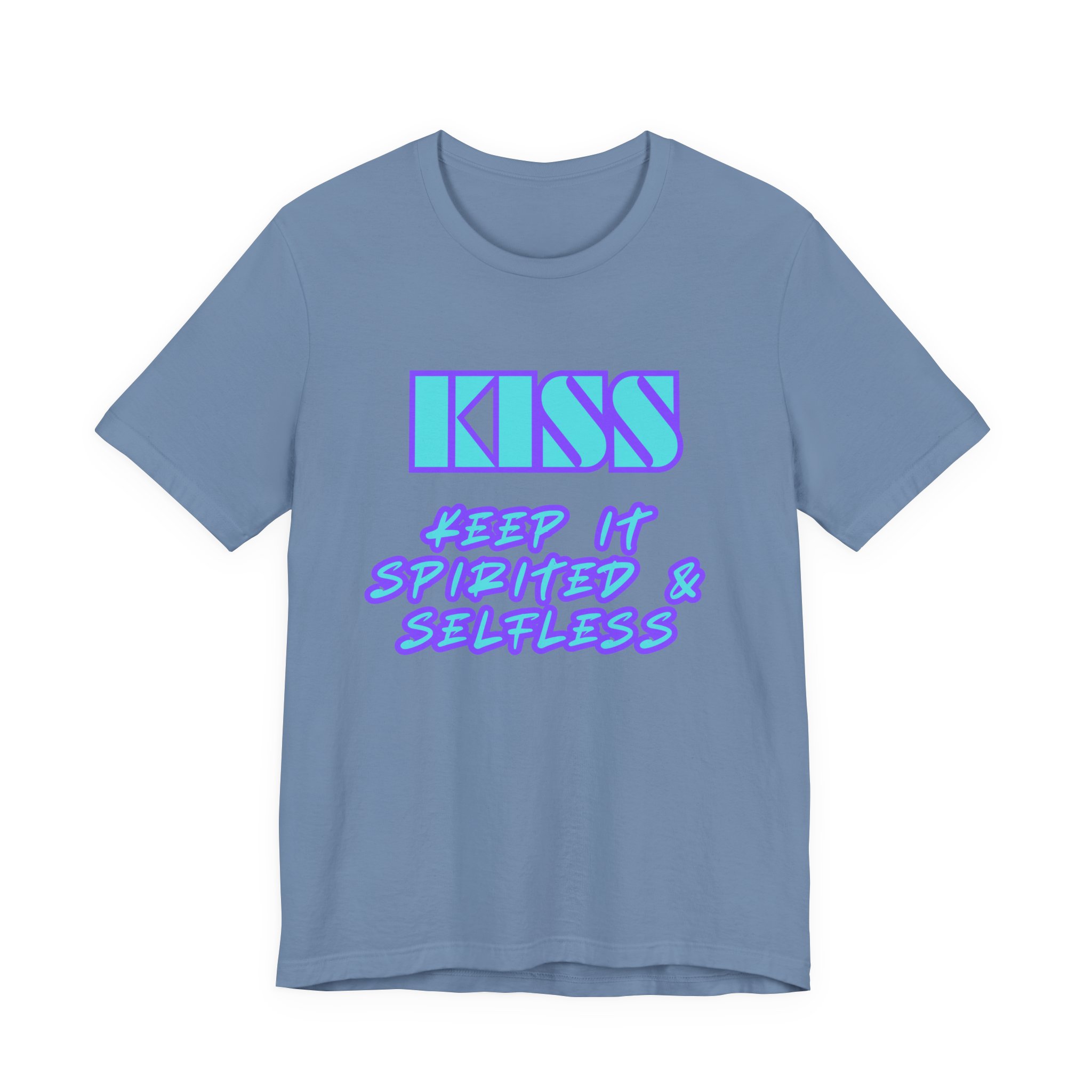 KISS Keep It Spirited & Selfless-Unisex Jersey Short Sleeve Tee - Image 33