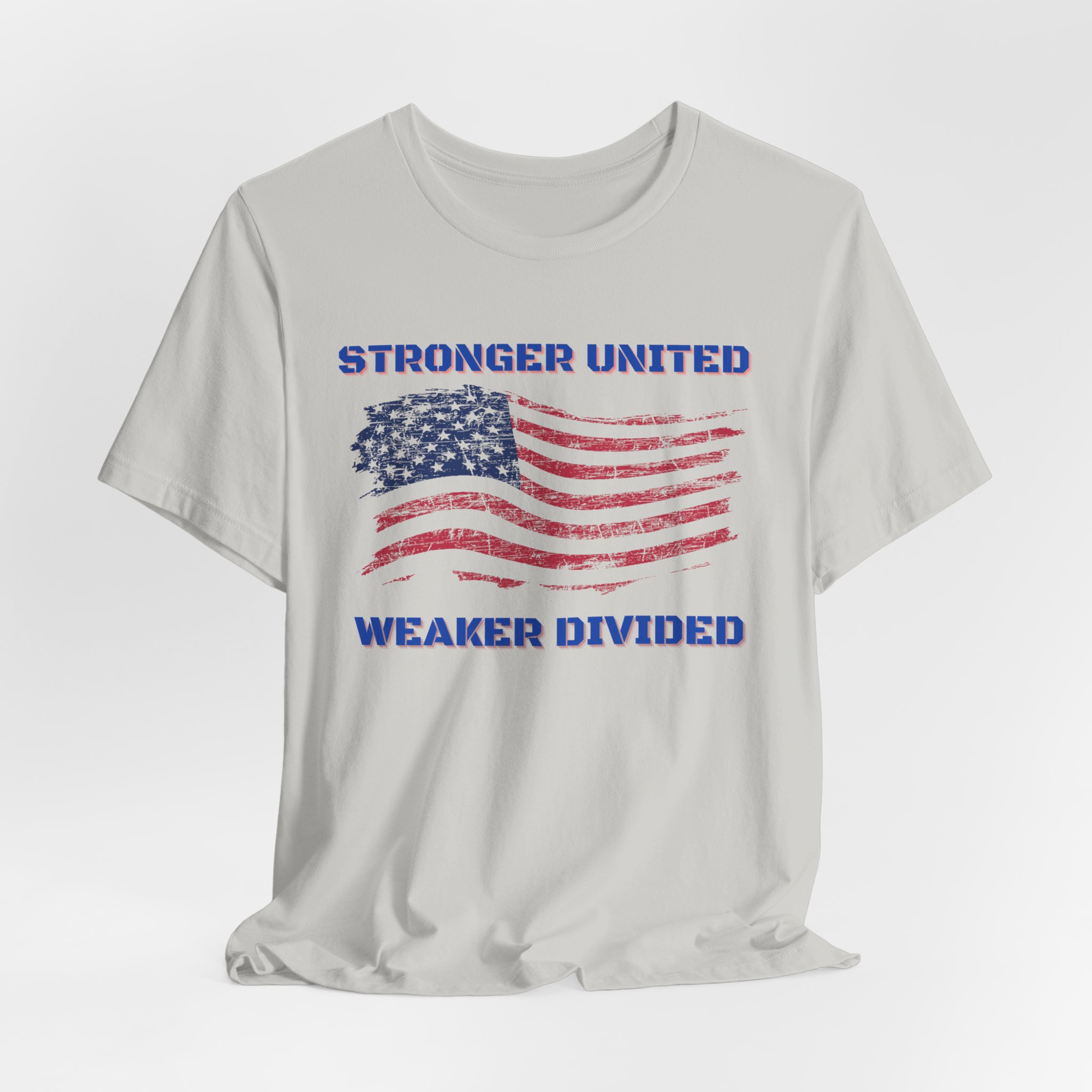 Stronger United Weaker Divided-Unisex Jersey Short Sleeve Tee - Image 16