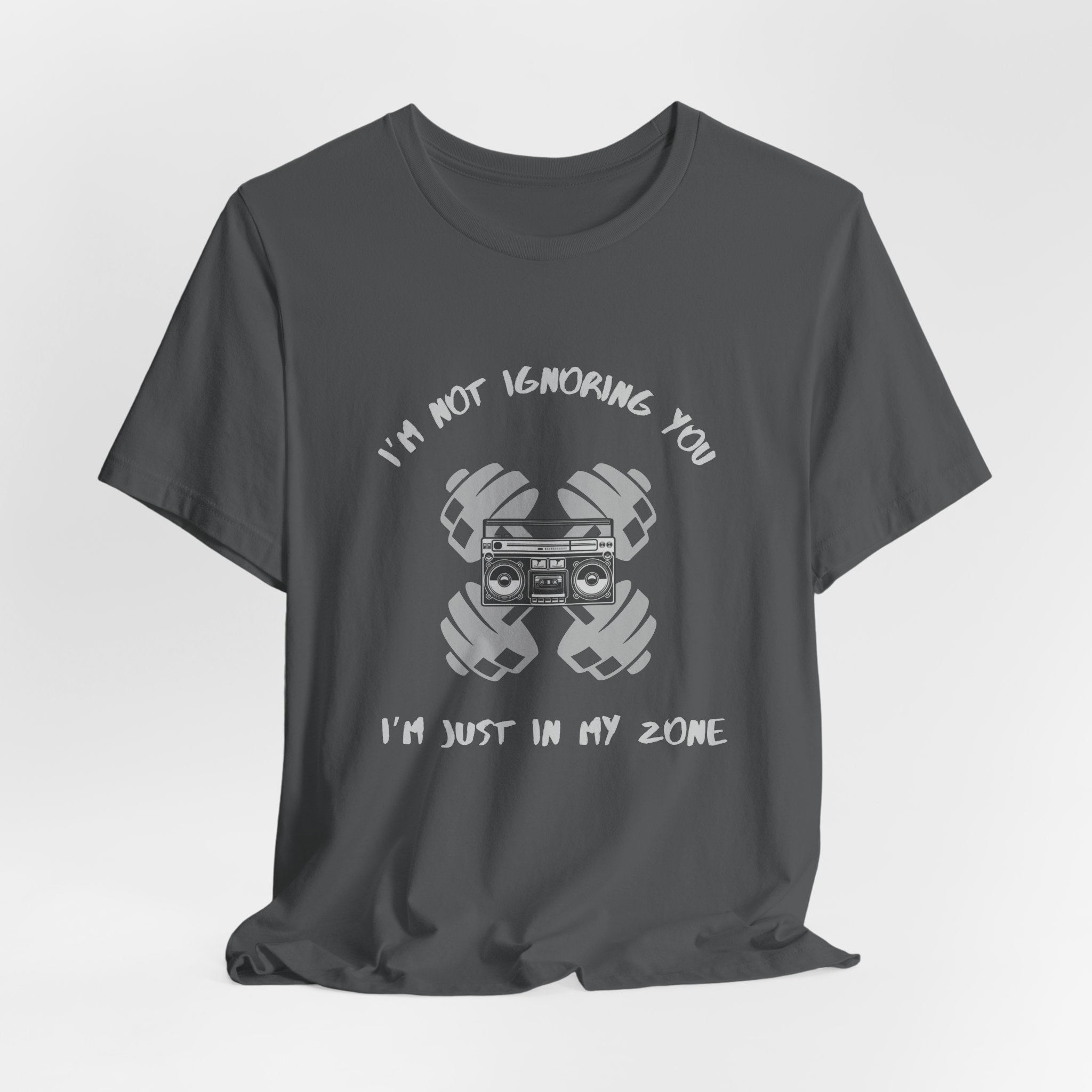 I'm Not Ignoring You...I'm Just in My Zone-Unisex Jersey Short Sleeve Tee - Image 56