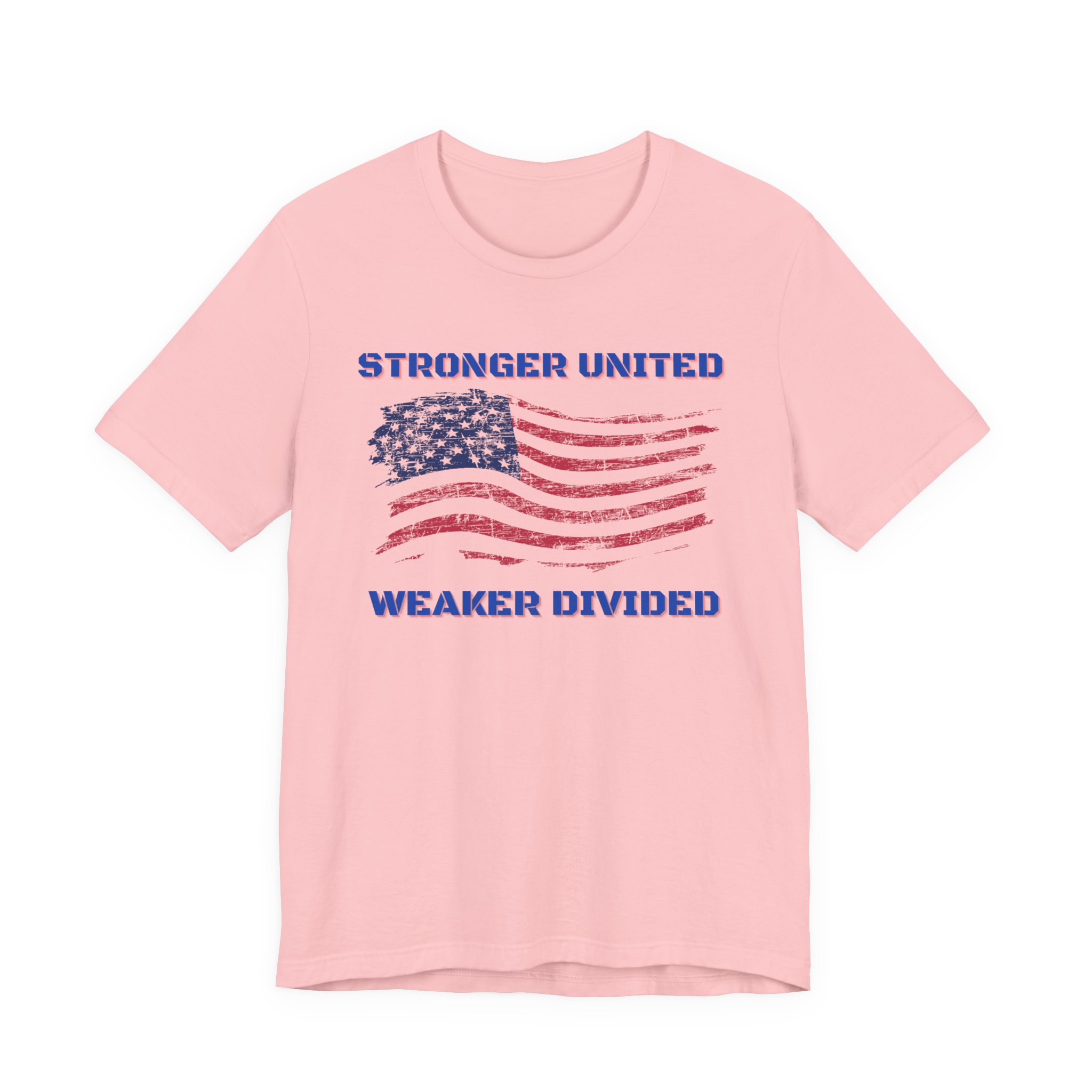 Stronger United Weaker Divided-Unisex Jersey Short Sleeve Tee - Image 65