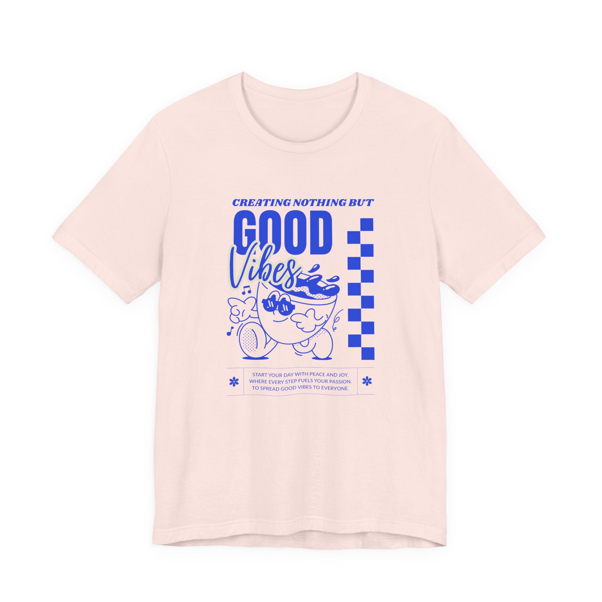 Creating Nothing But Good Vibes-Unisex Jersey Short Sleeve Tee - Image 5