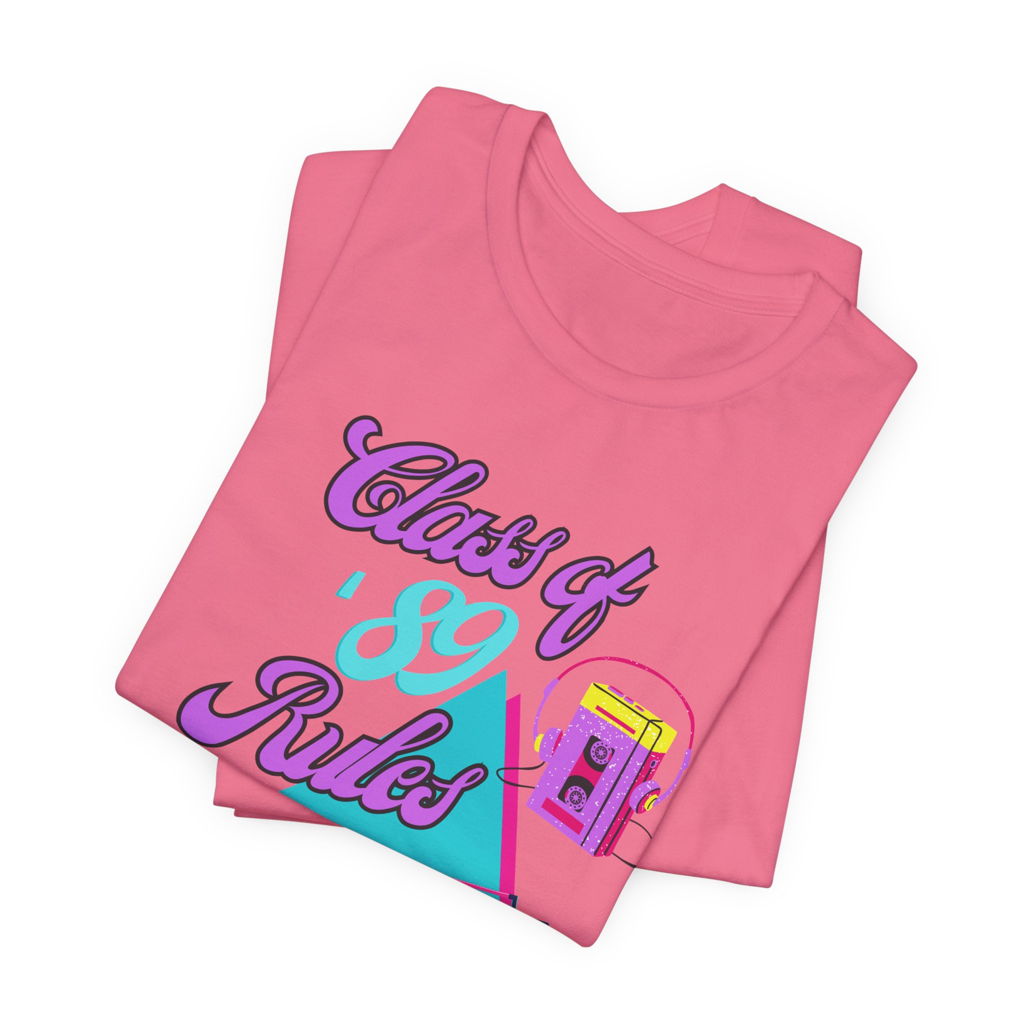Class of '89 Rules Version 1-Unisex Jersey Short Sleeve Tee - Image 59