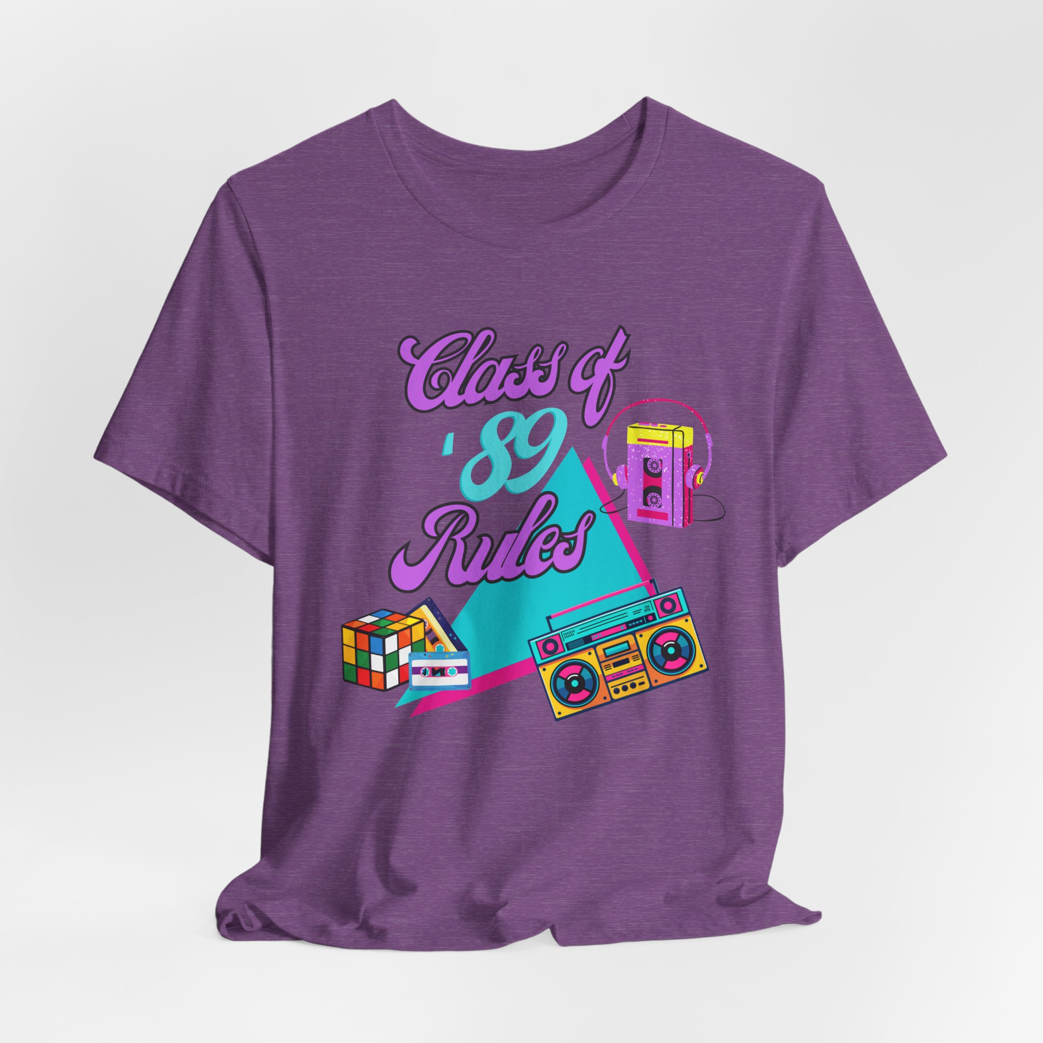 Class of '89 Rules Version 1-Unisex Jersey Short Sleeve Tee - Image 56