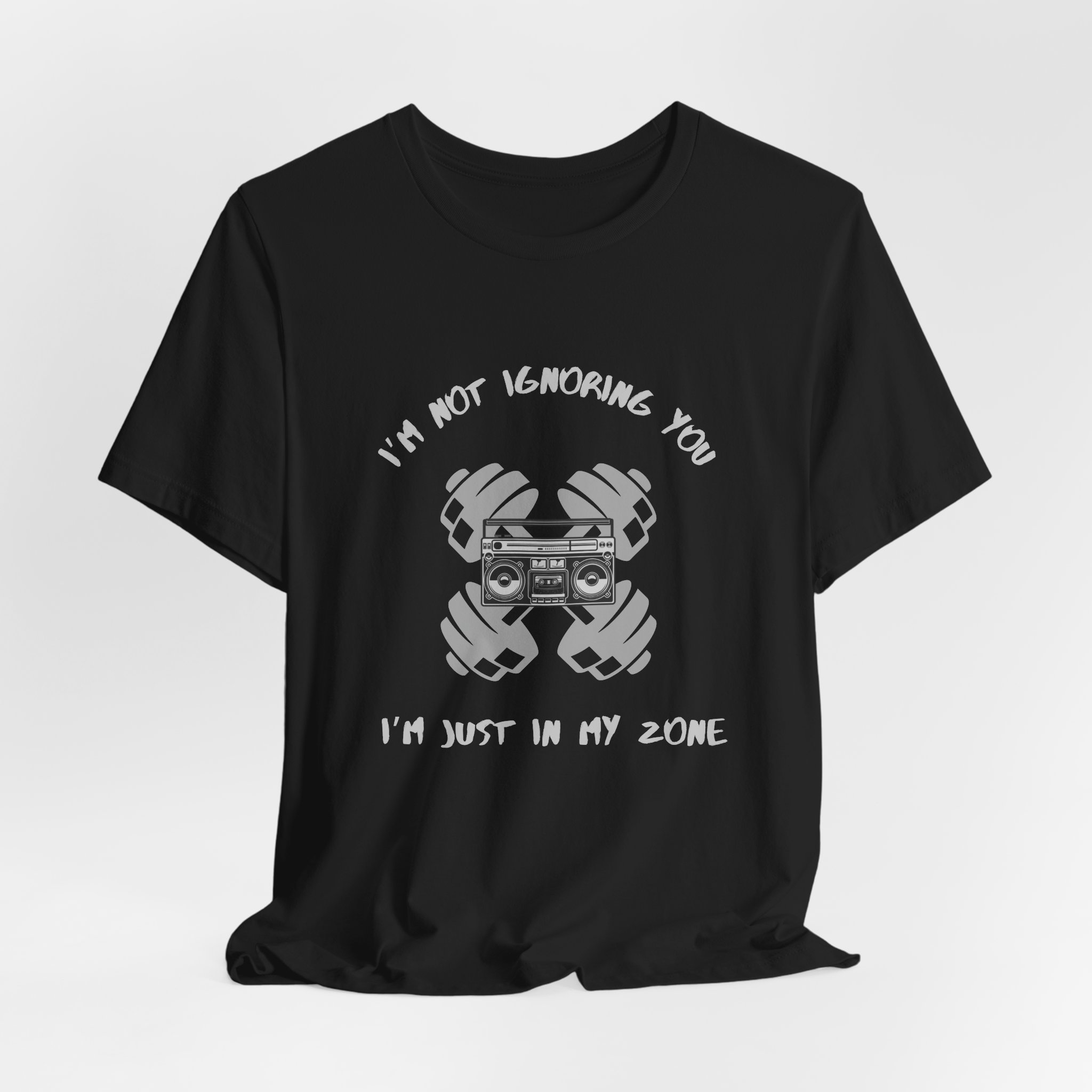 I'm Not Ignoring You...I'm Just in My Zone-Unisex Jersey Short Sleeve Tee - Image 16