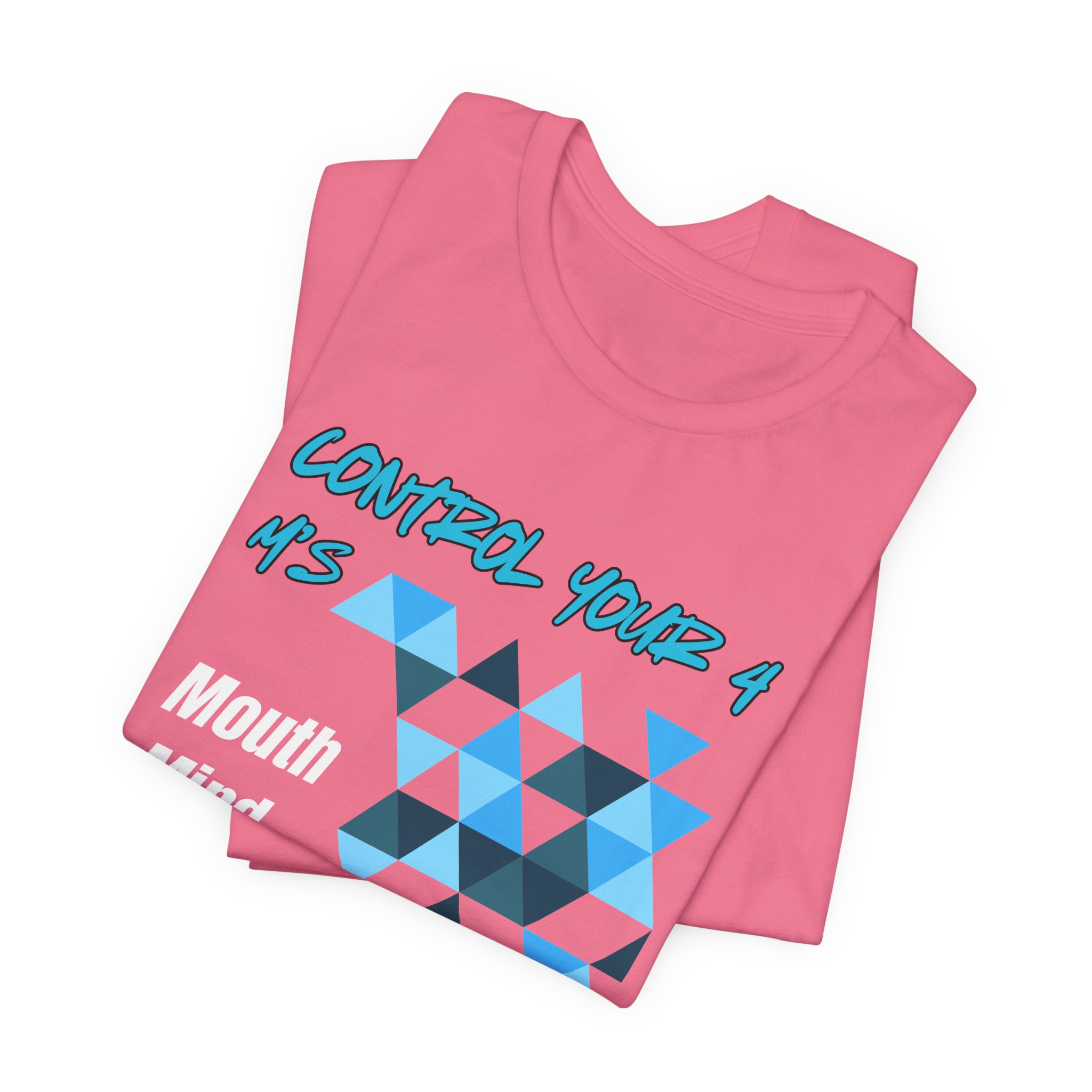 Control Your 4 M's-Unisex Jersey Short Sleeve Tee - Image 51