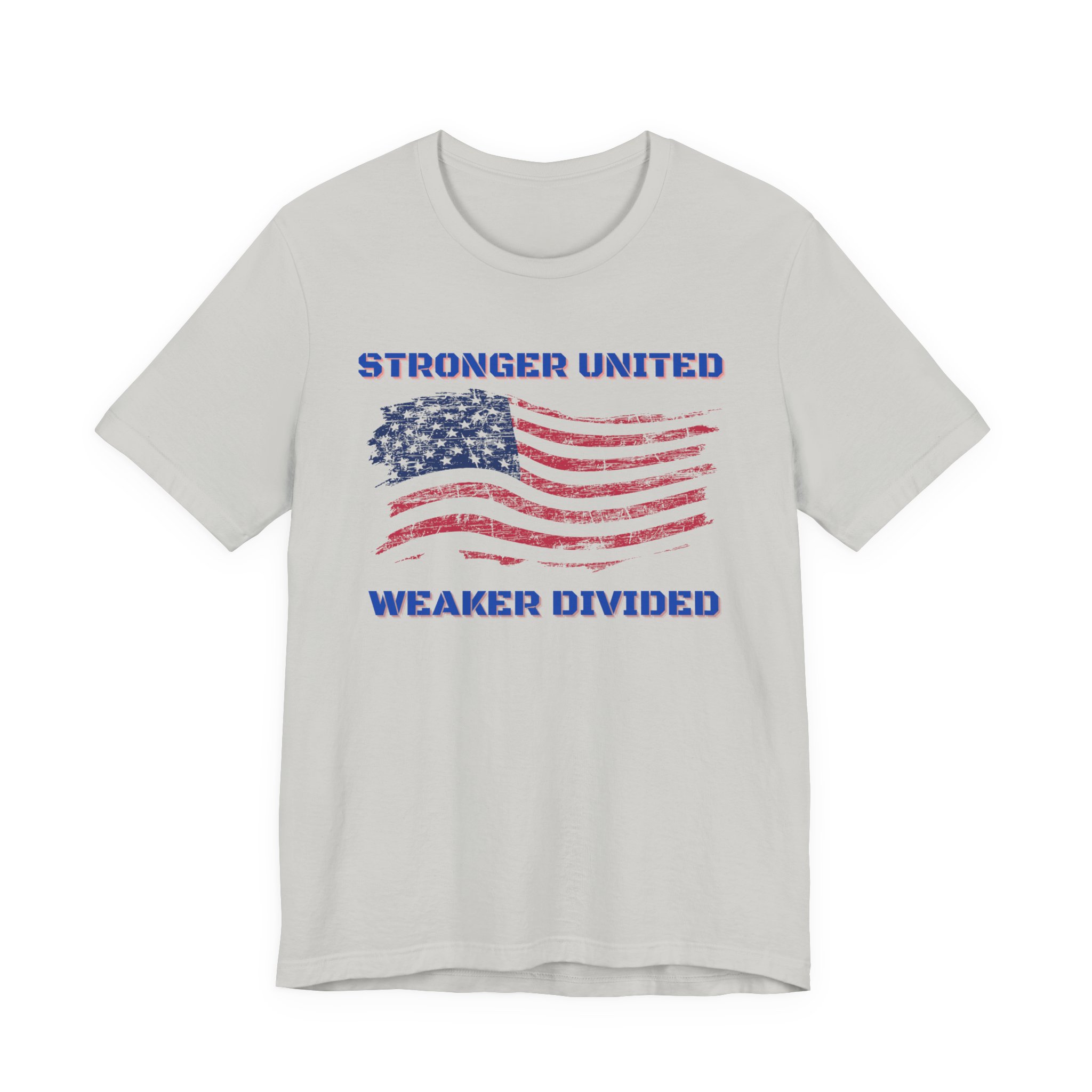 Stronger United Weaker Divided-Unisex Jersey Short Sleeve Tee - Image 13