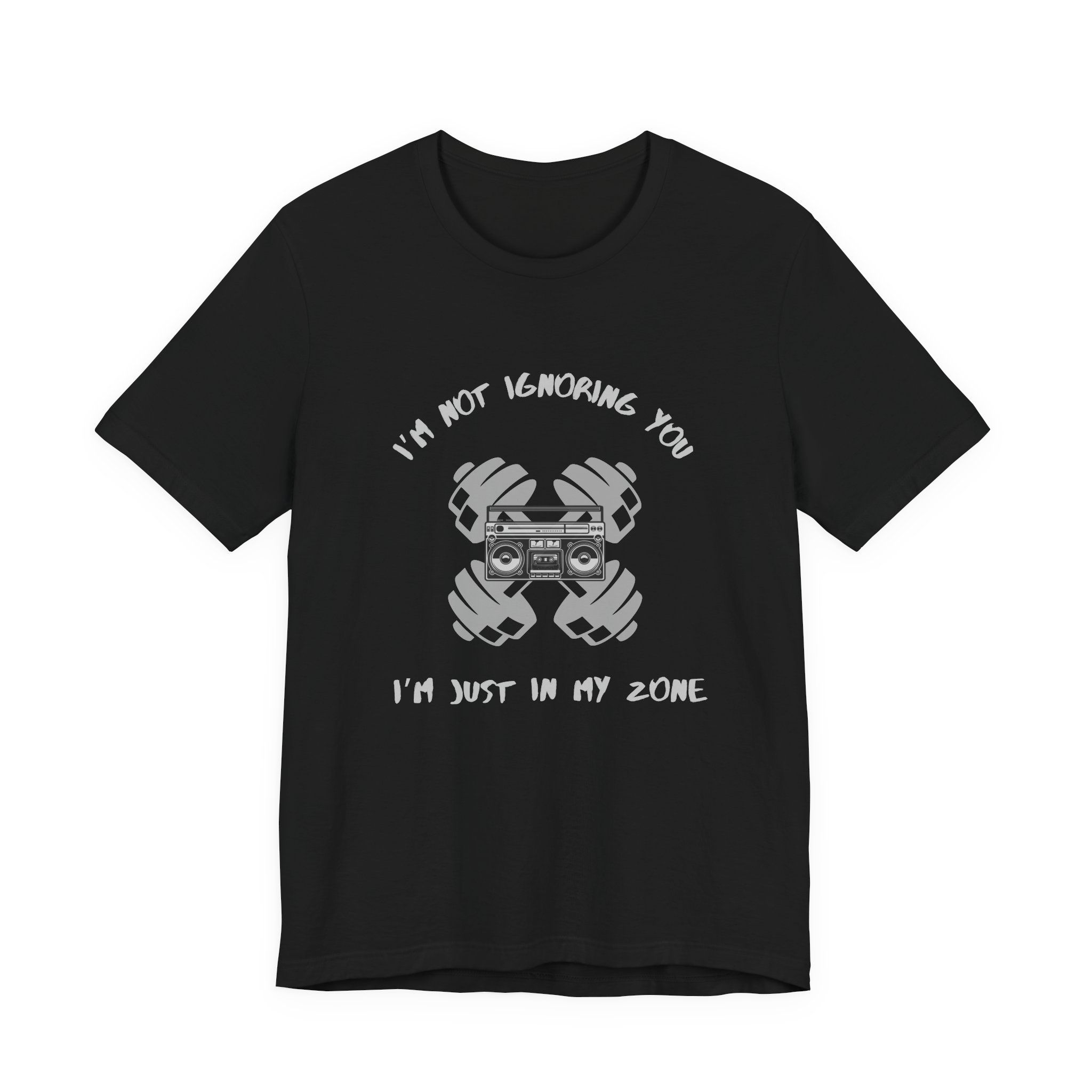 I'm Not Ignoring You...I'm Just in My Zone-Unisex Jersey Short Sleeve Tee - Image 13