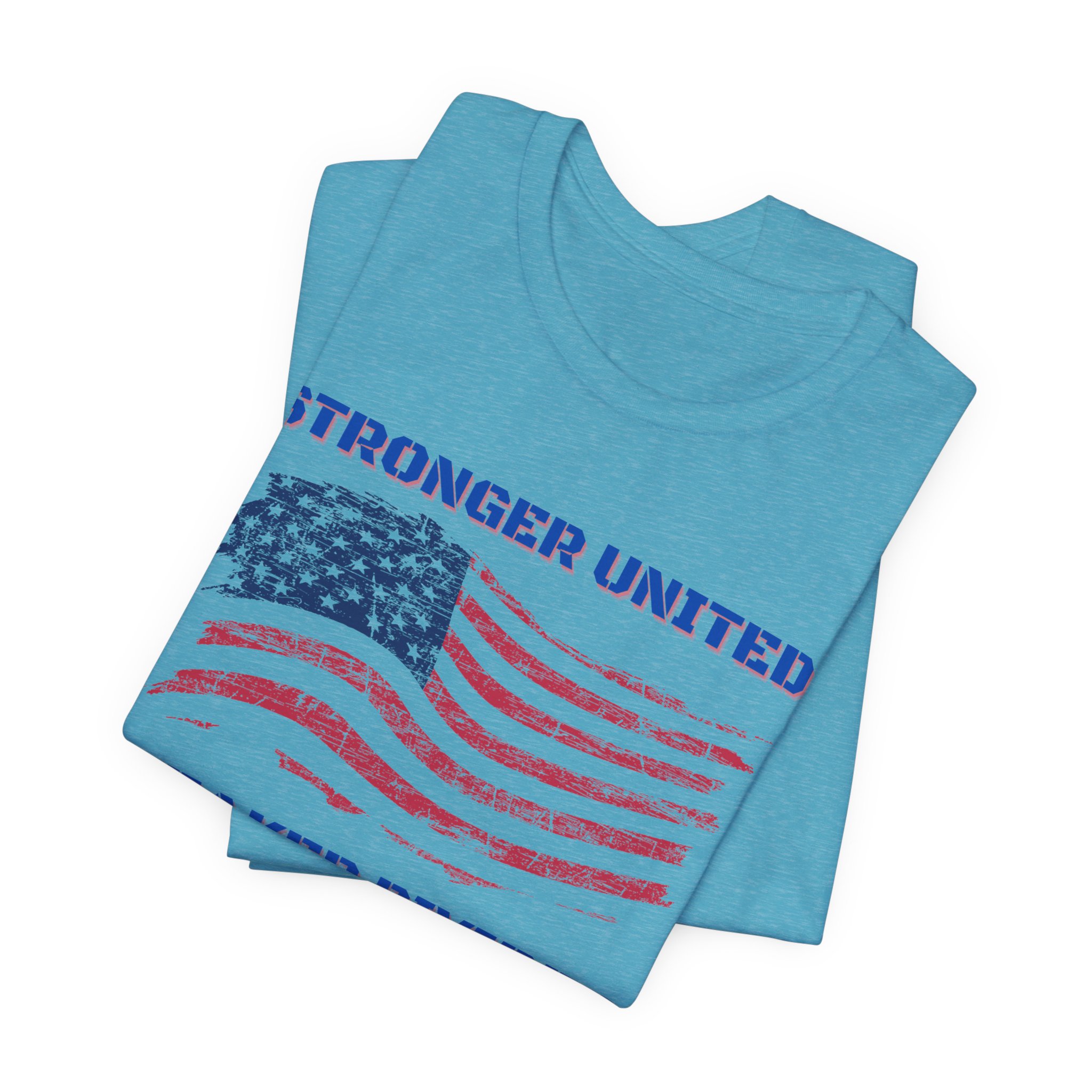 Stronger United Weaker Divided-Unisex Jersey Short Sleeve Tee - Image 59
