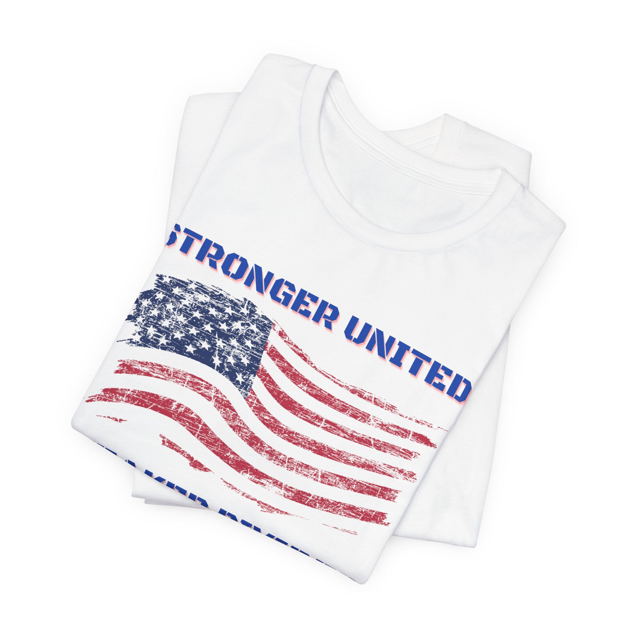 Stronger United Weaker Divided-Unisex Jersey Short Sleeve Tee - Image 3