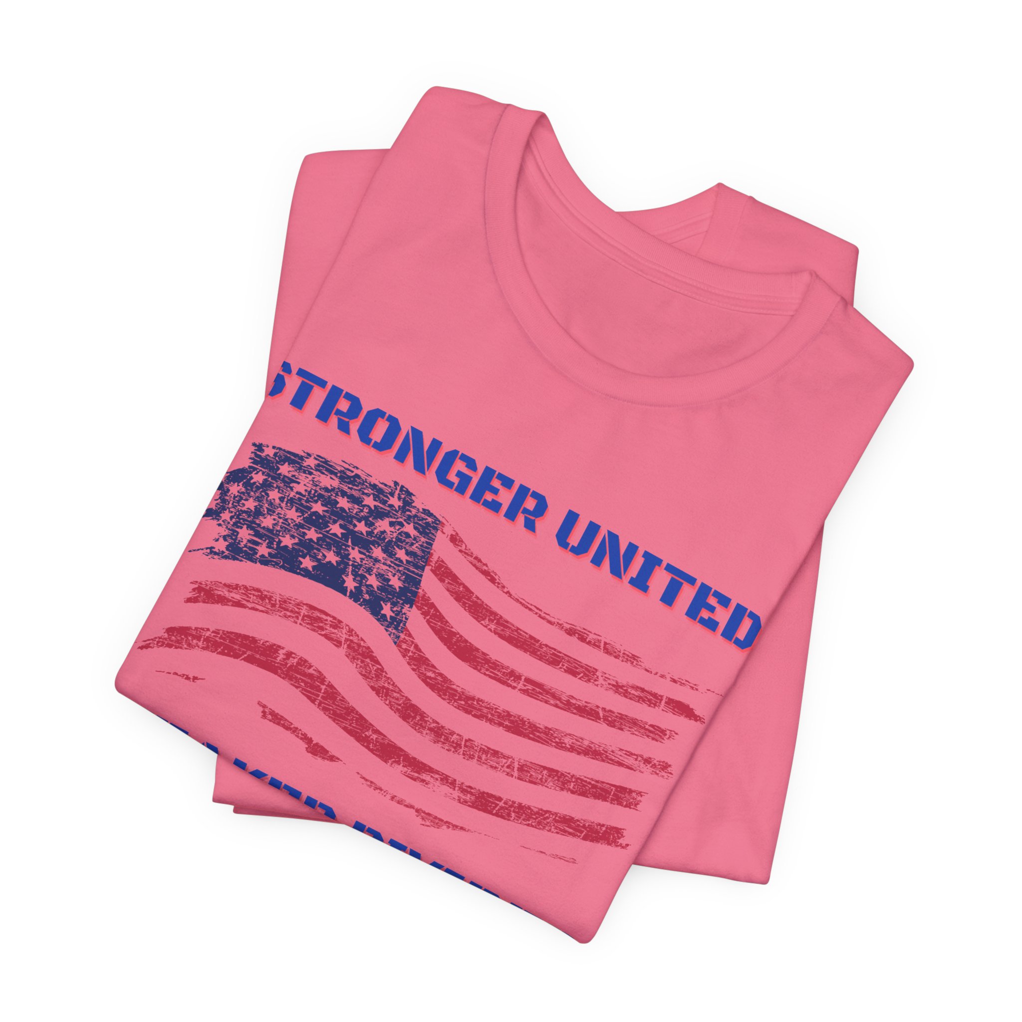 Stronger United Weaker Divided-Unisex Jersey Short Sleeve Tee - Image 63