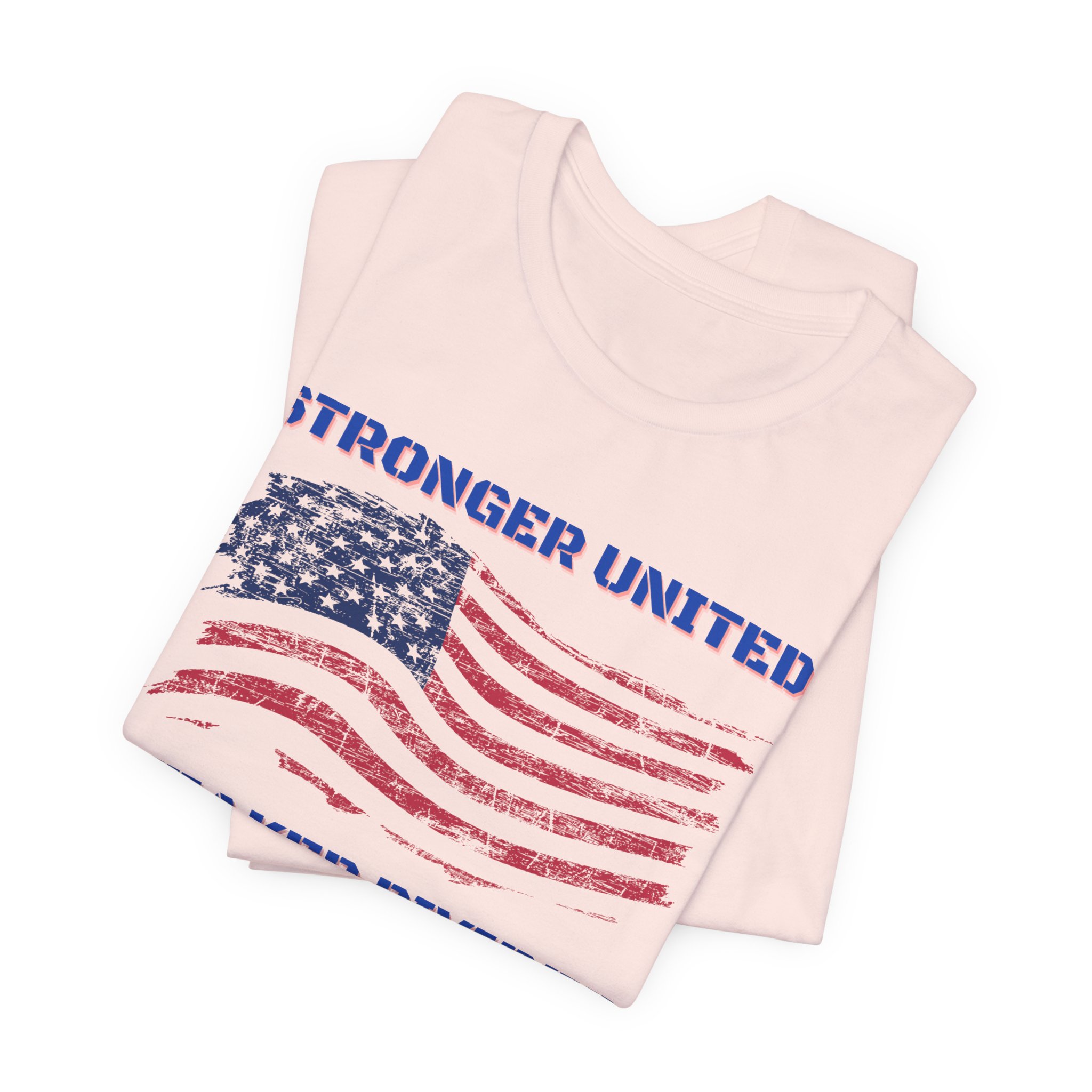 Stronger United Weaker Divided-Unisex Jersey Short Sleeve Tee - Image 7