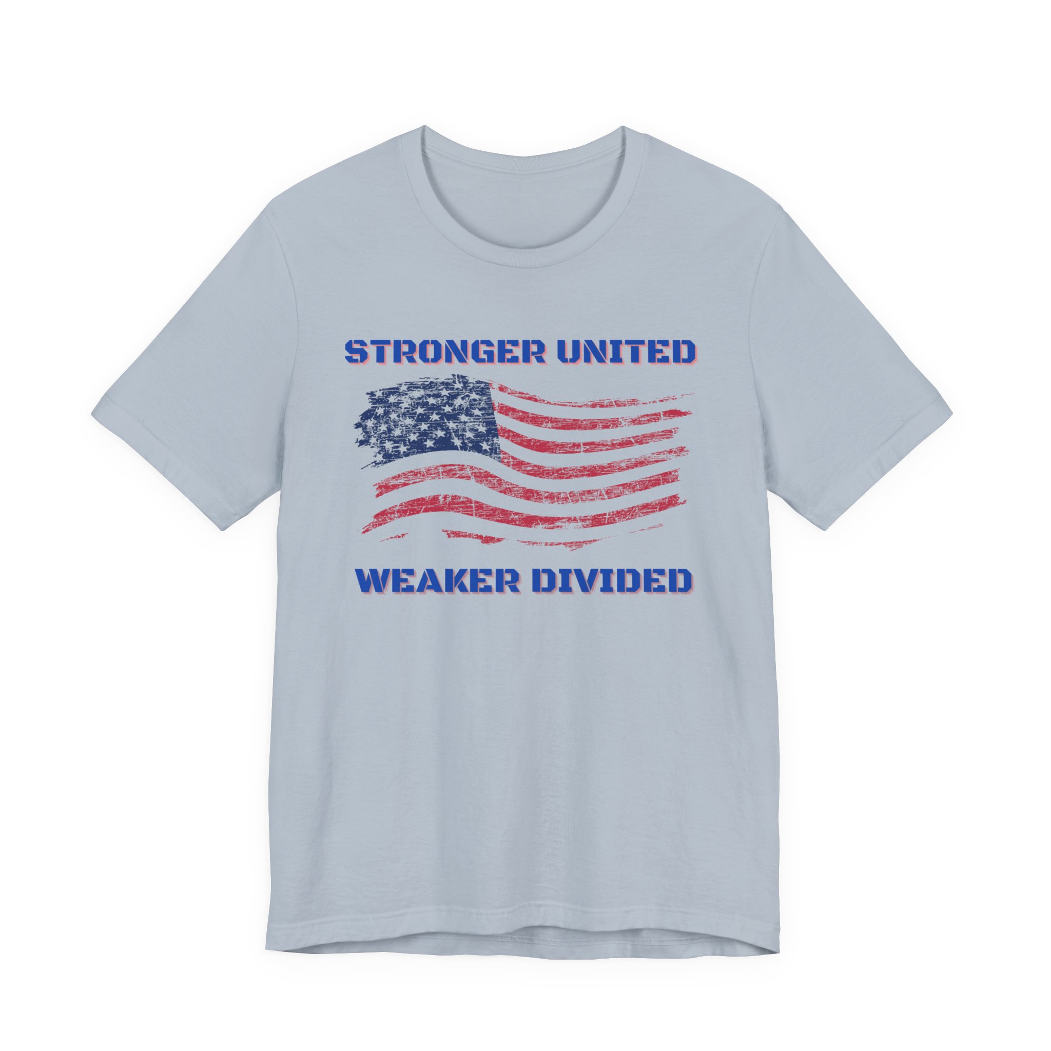 Stronger United Weaker Divided-Unisex Jersey Short Sleeve Tee - Image 41
