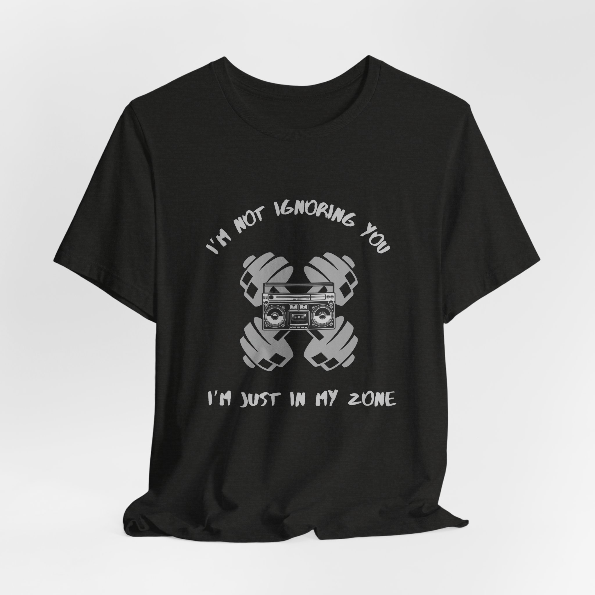 I'm Not Ignoring You...I'm Just in My Zone-Unisex Jersey Short Sleeve Tee - Image 28