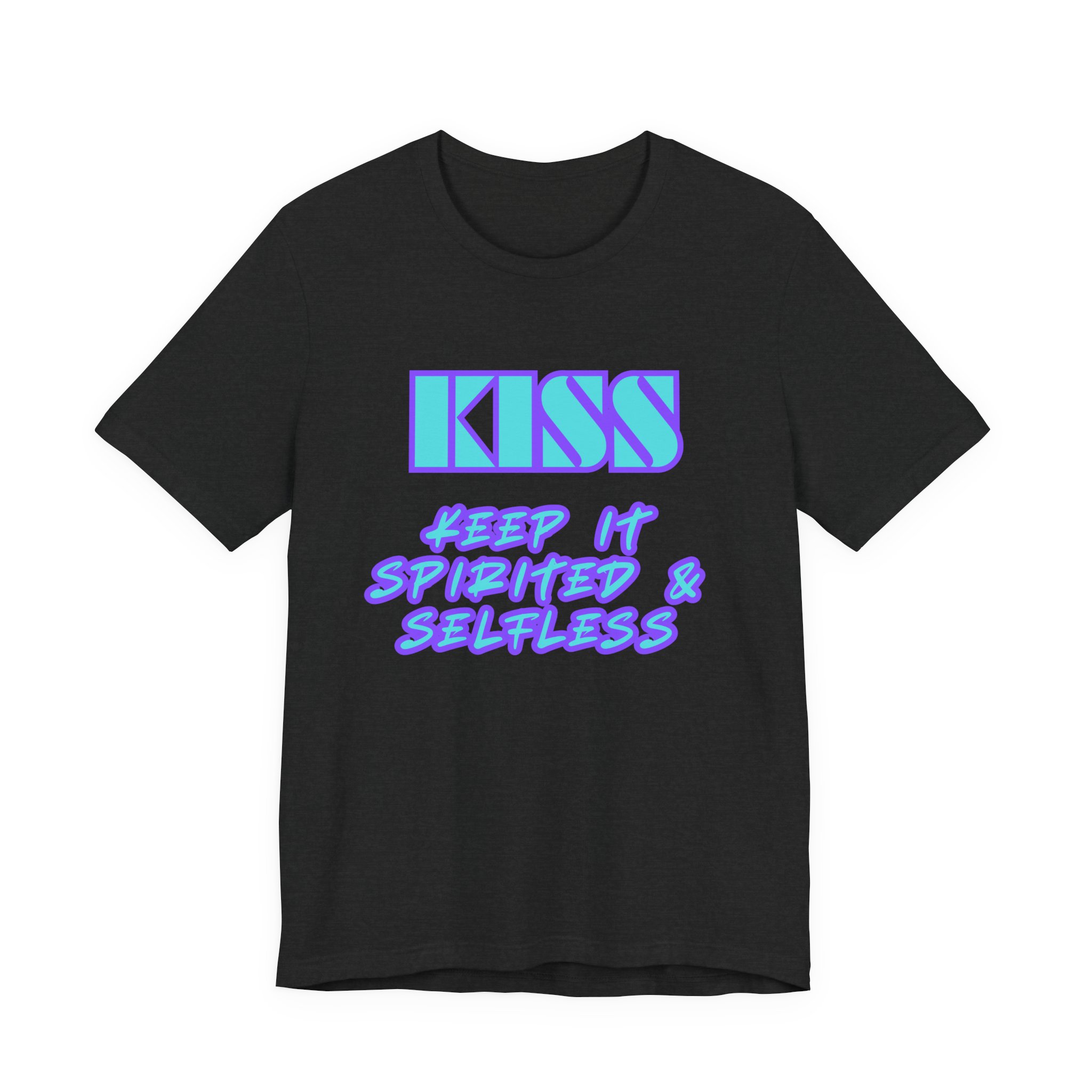 KISS Keep It Spirited & Selfless-Unisex Jersey Short Sleeve Tee - Image 17