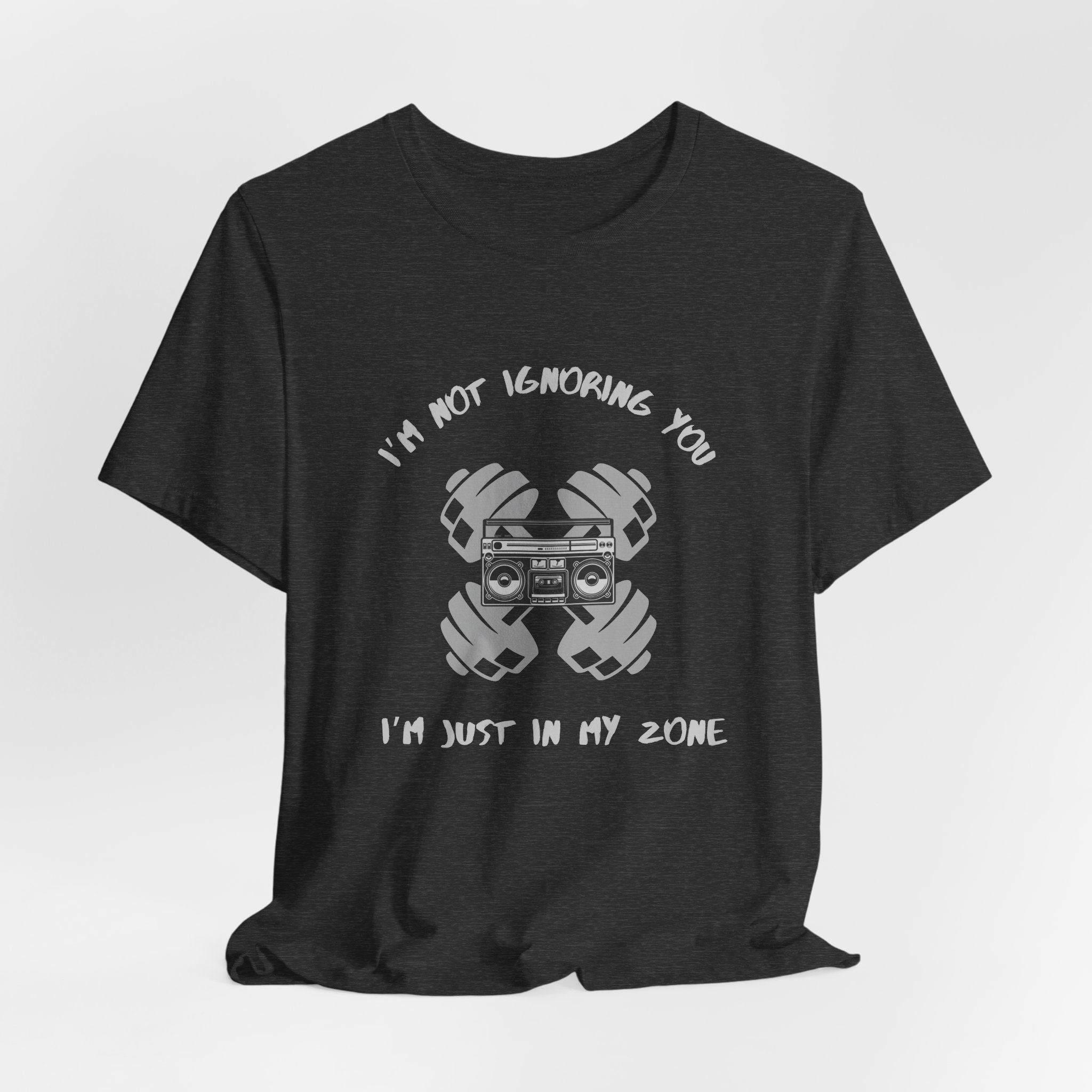 I'm Not Ignoring You...I'm Just in My Zone-Unisex Jersey Short Sleeve Tee - Image 60