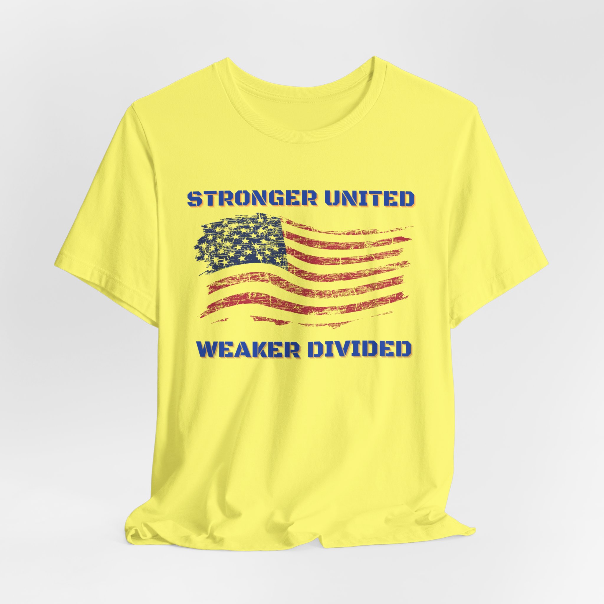 Stronger United Weaker Divided-Unisex Jersey Short Sleeve Tee - Image 24