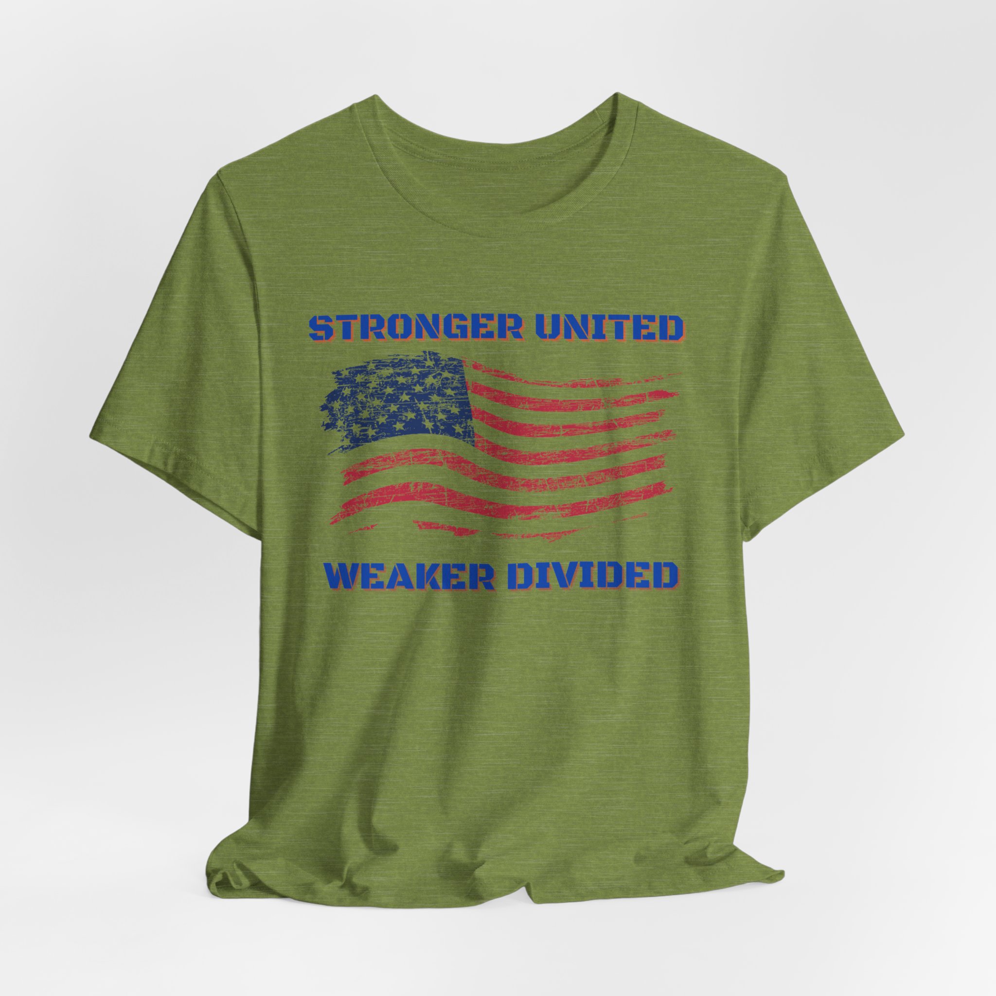 Stronger United Weaker Divided-Unisex Jersey Short Sleeve Tee - Image 28