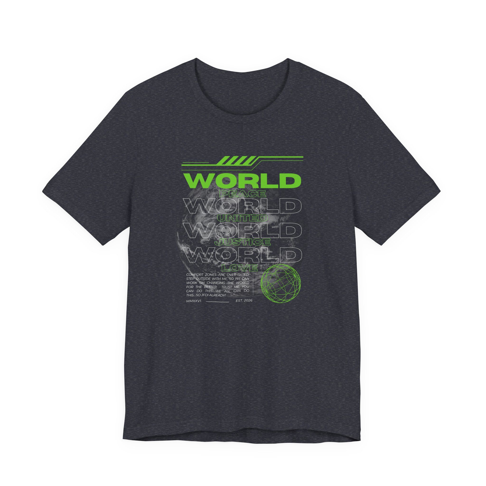 Change the World Design #1-Unisex Jersey Short Sleeve Tee - Image 49