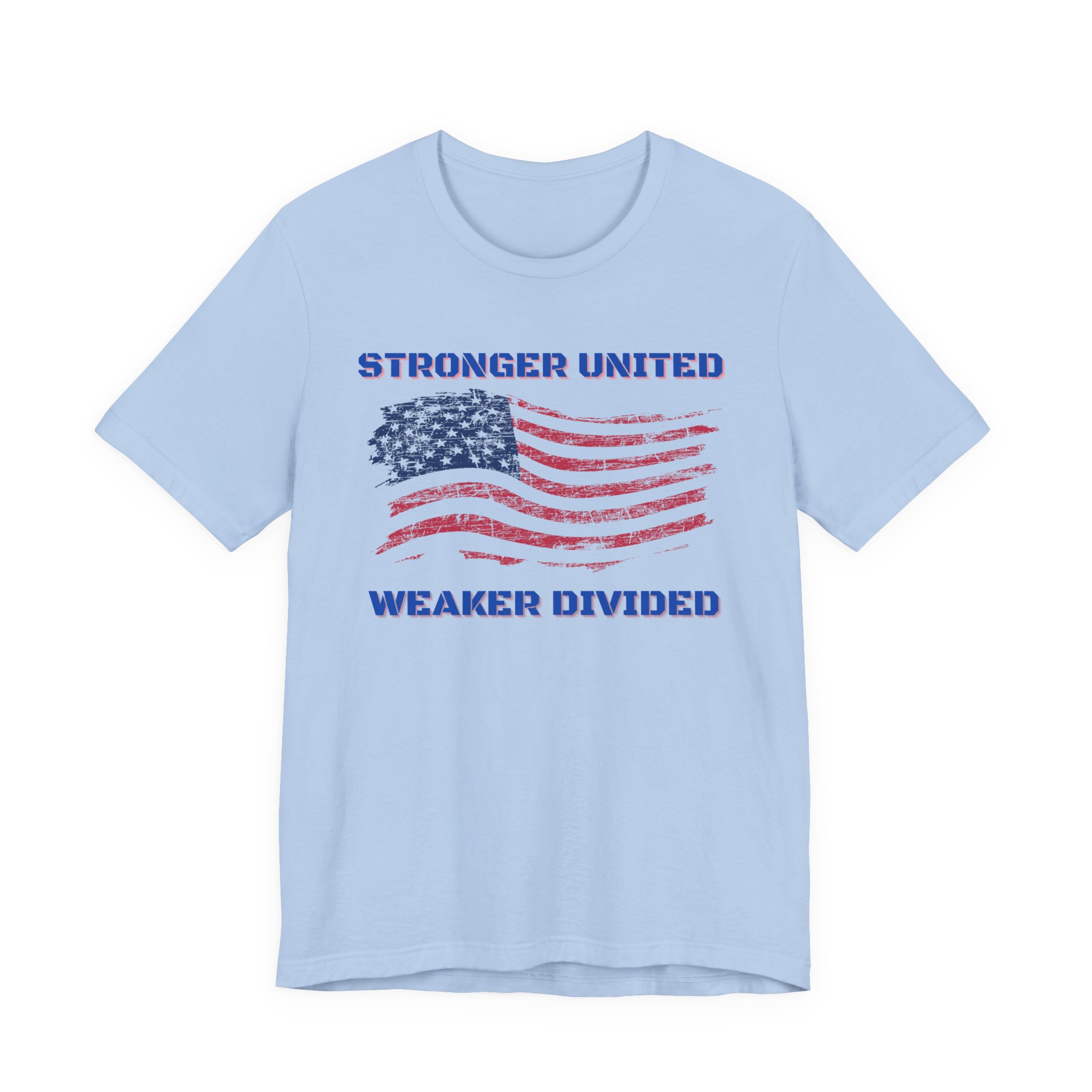 Stronger United Weaker Divided-Unisex Jersey Short Sleeve Tee - Image 37