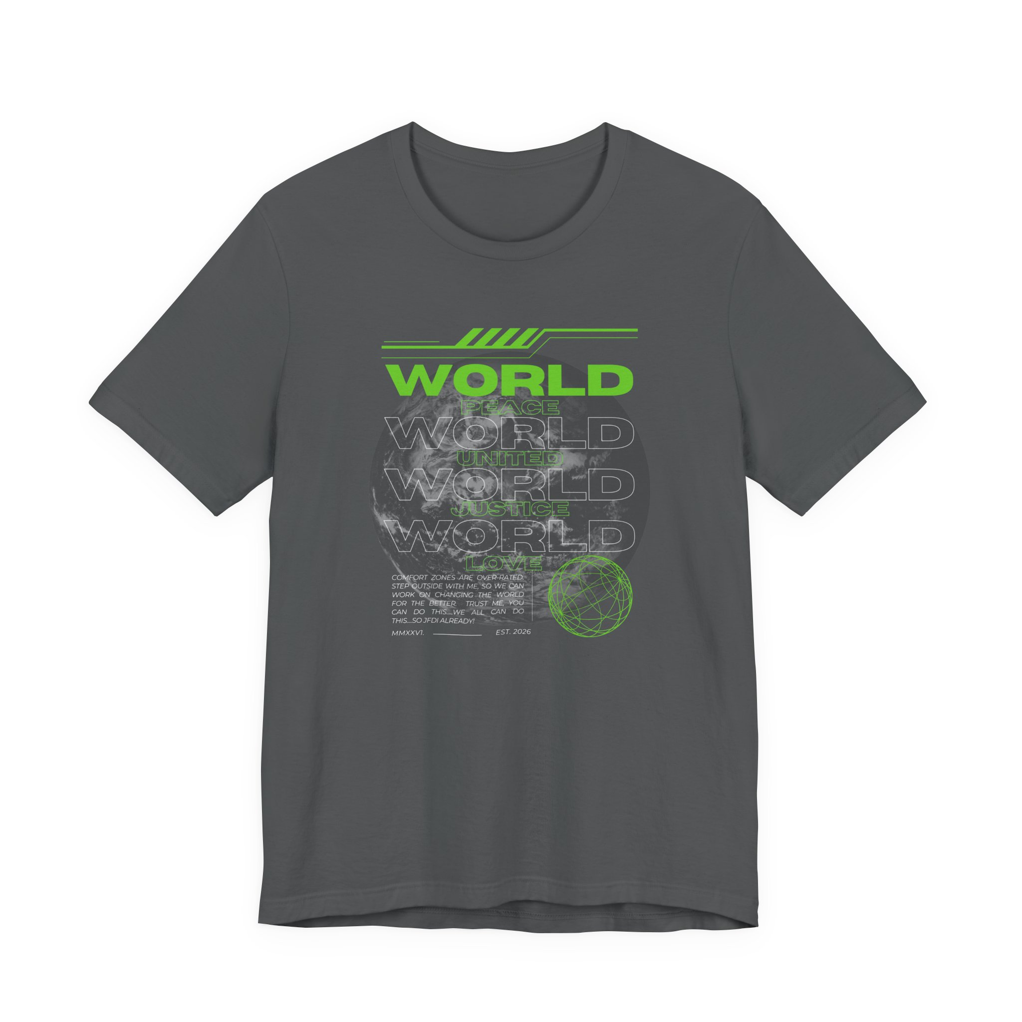 Change the World Design #1-Unisex Jersey Short Sleeve Tee - Image 41