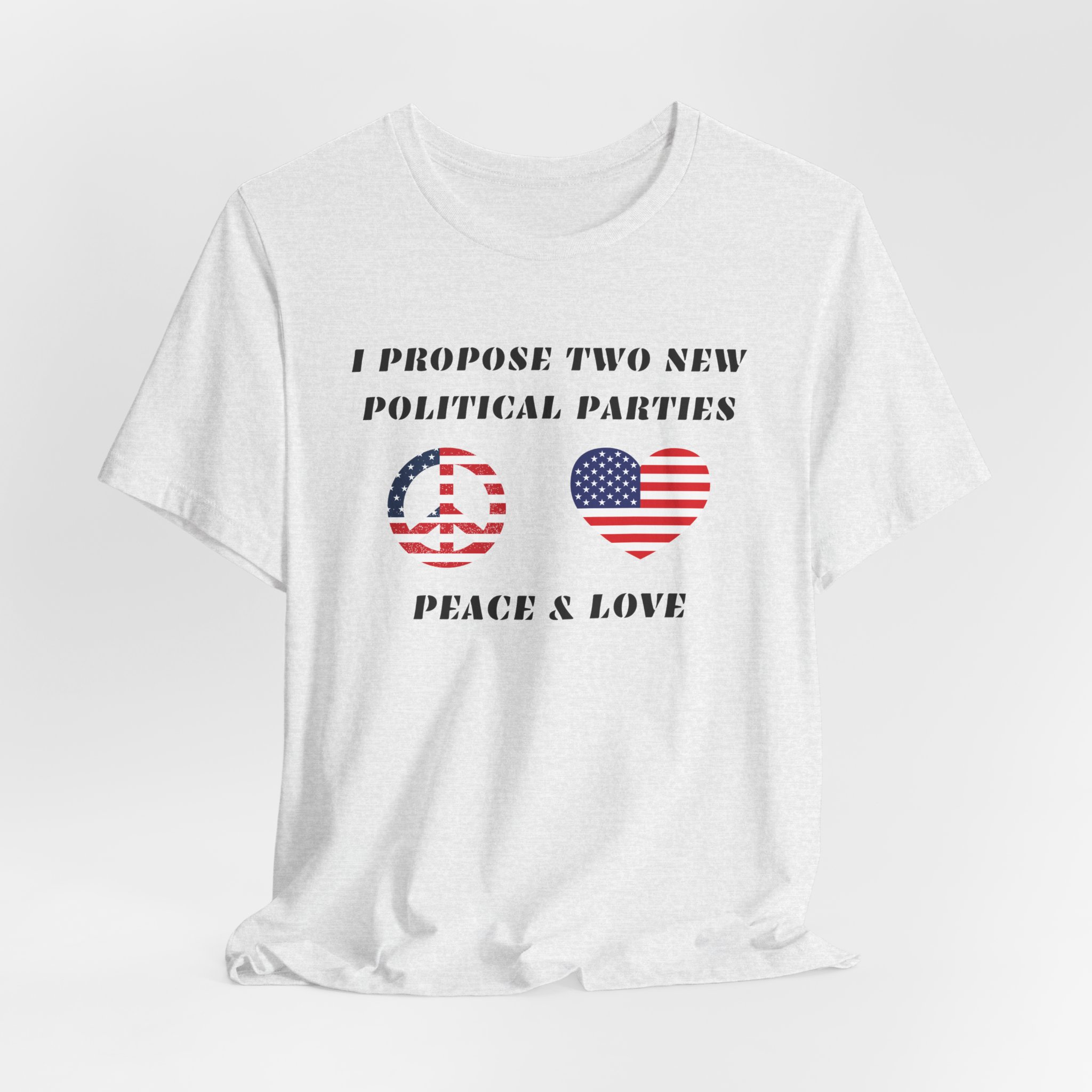 I Propose Two New Political Parties-Unisex Jersey Short Sleeve Tee - Image 12