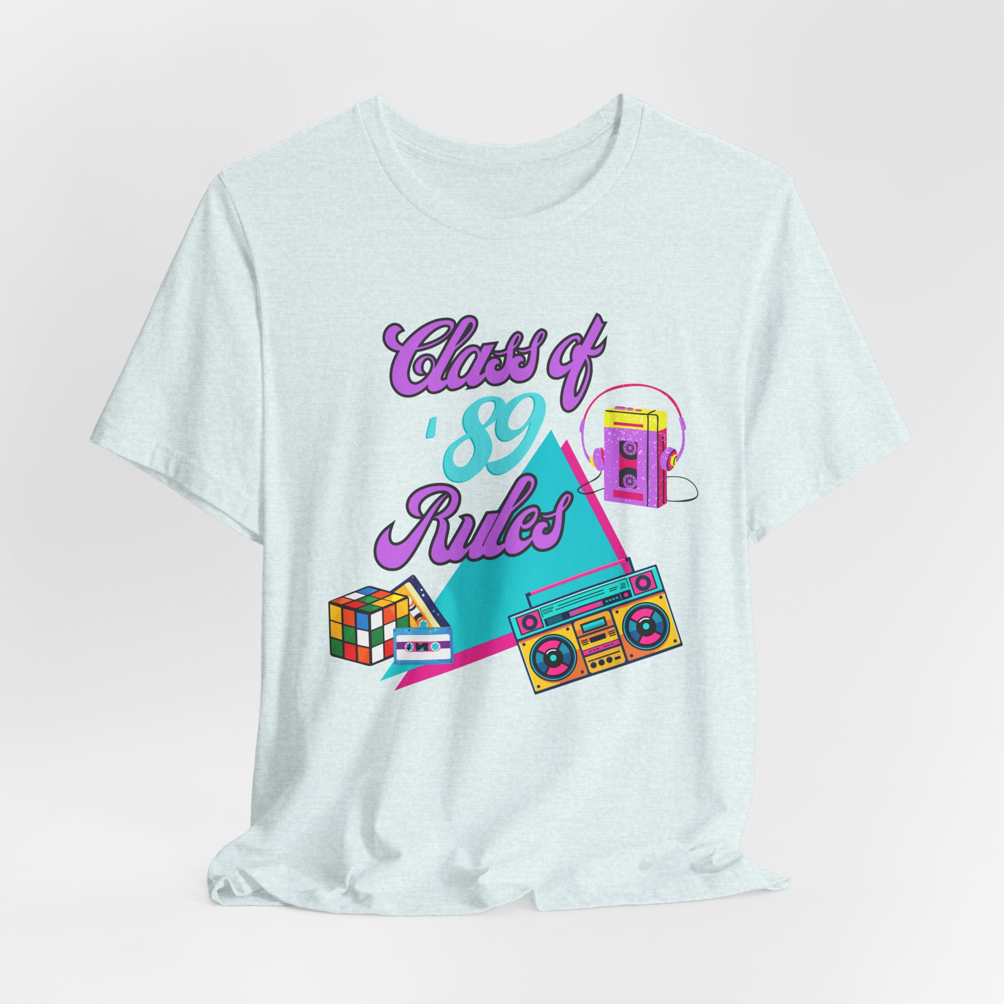 Class of '89 Rules Version 1-Unisex Jersey Short Sleeve Tee - Image 32