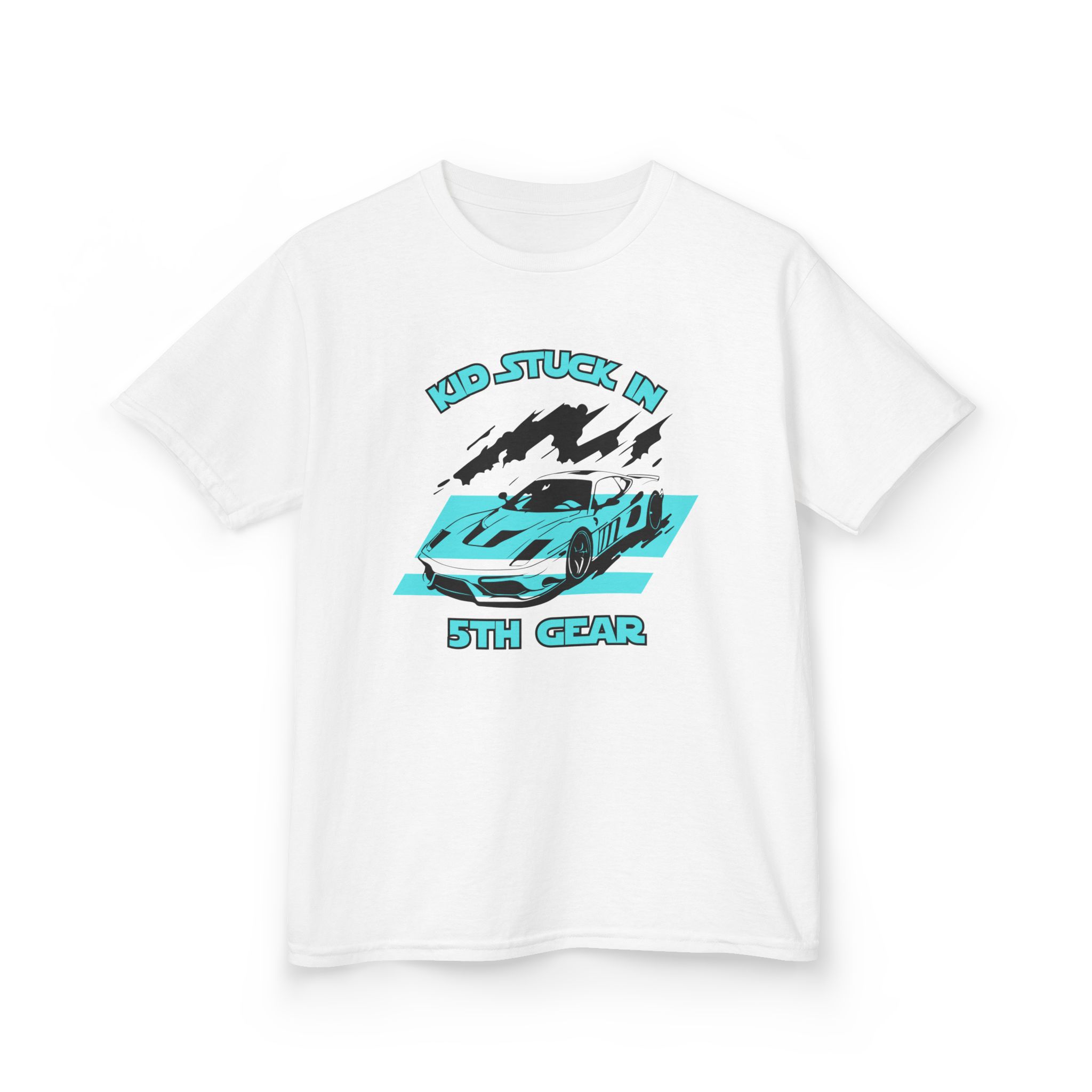 Stuck In 5th Gear-Kids Heavy Cotton™ Tee - Image 7