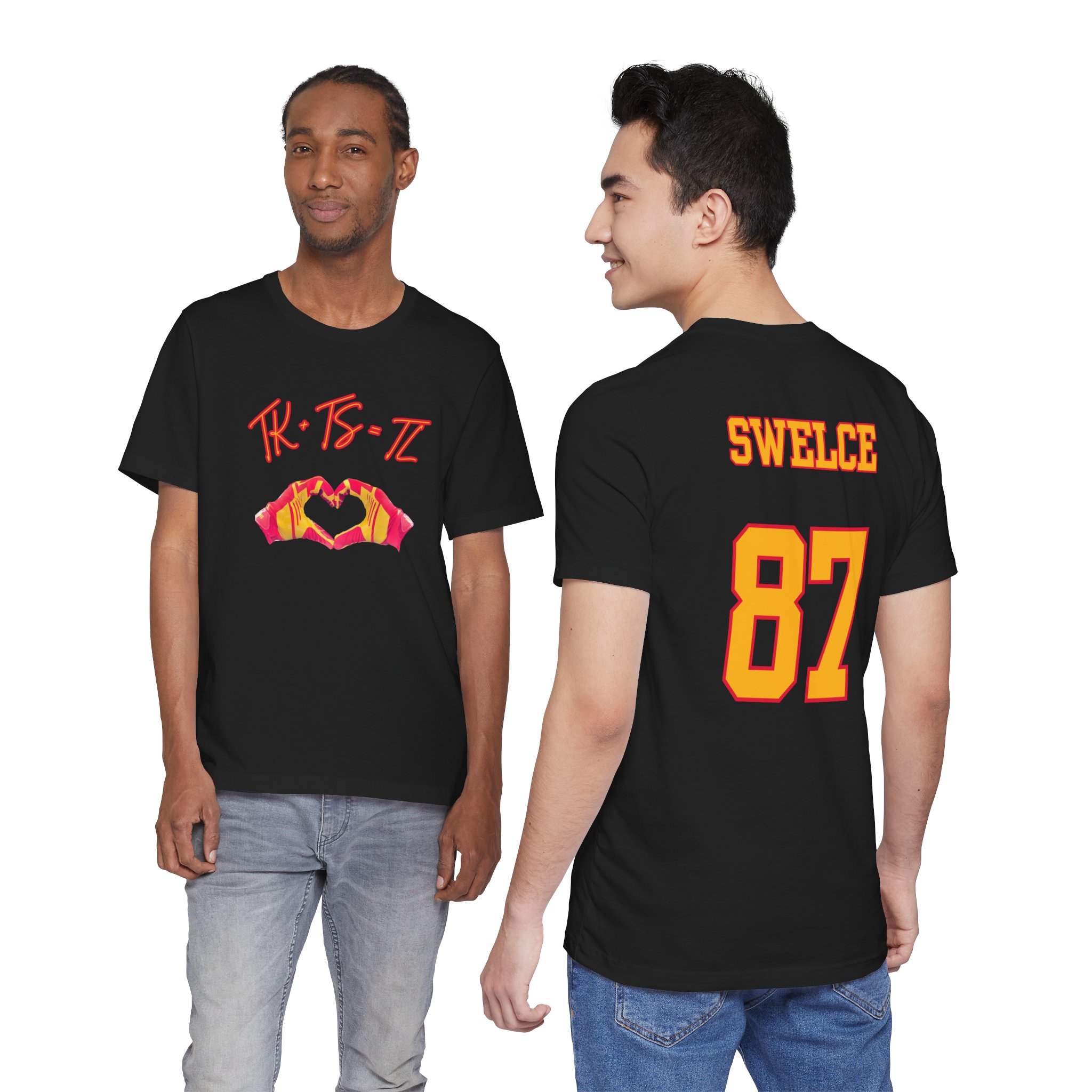 SWELCE TK+TS=TL Original Love Glove Design (Vers#3 for black) Jersey-Unisex Jersey Short Sleeve Tee