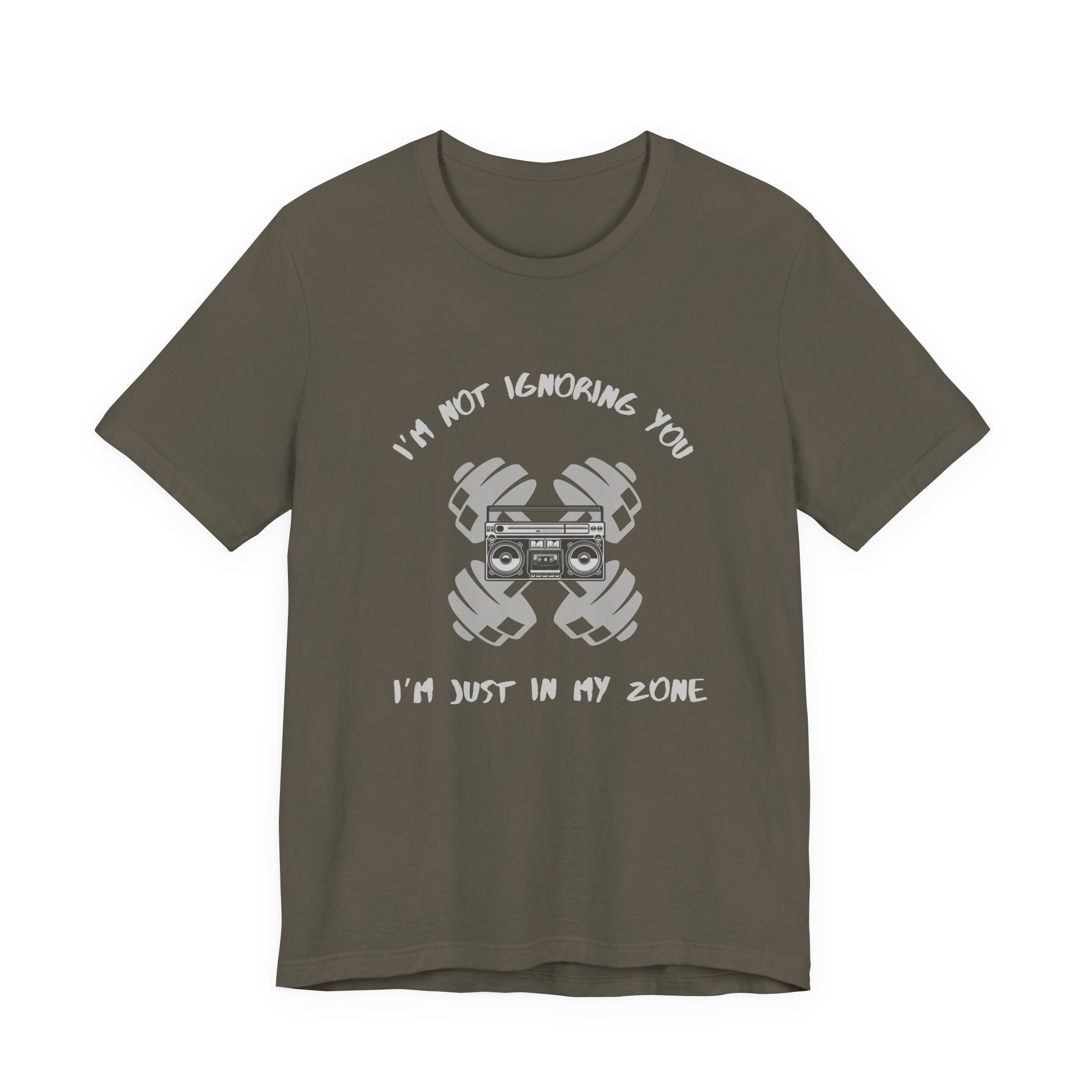 I'm Not Ignoring You...I'm Just in My Zone-Unisex Jersey Short Sleeve Tee - Image 33