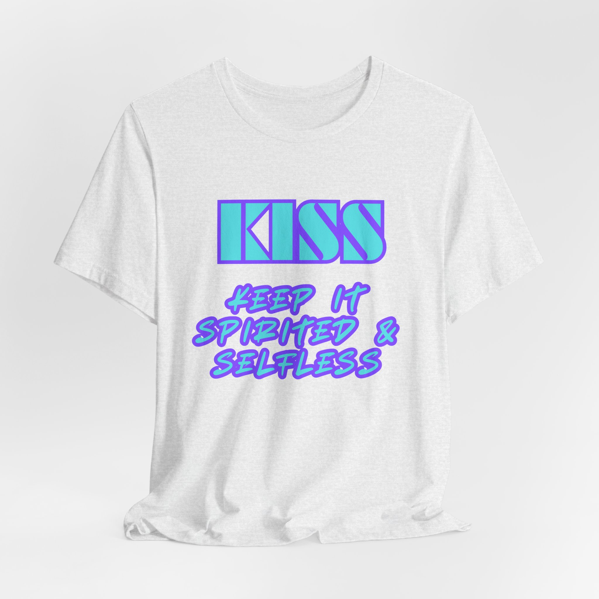 KISS Keep It Spirited & Selfless-Unisex Jersey Short Sleeve Tee - Image 12