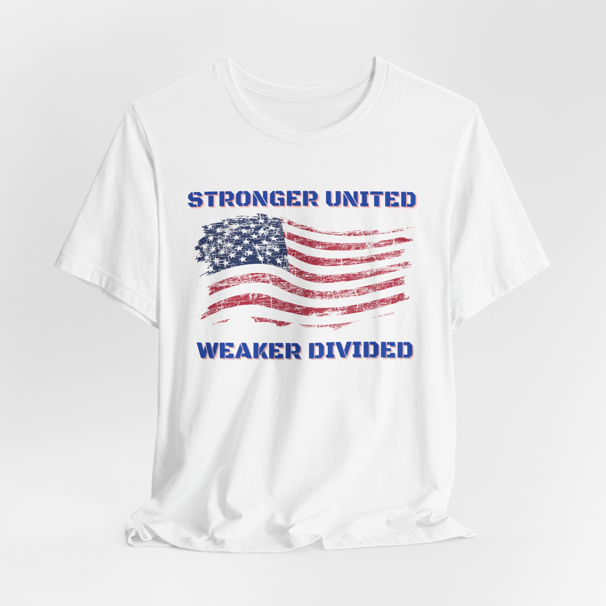 Stronger United Weaker Divided-Unisex Jersey Short Sleeve Tee - Image 4