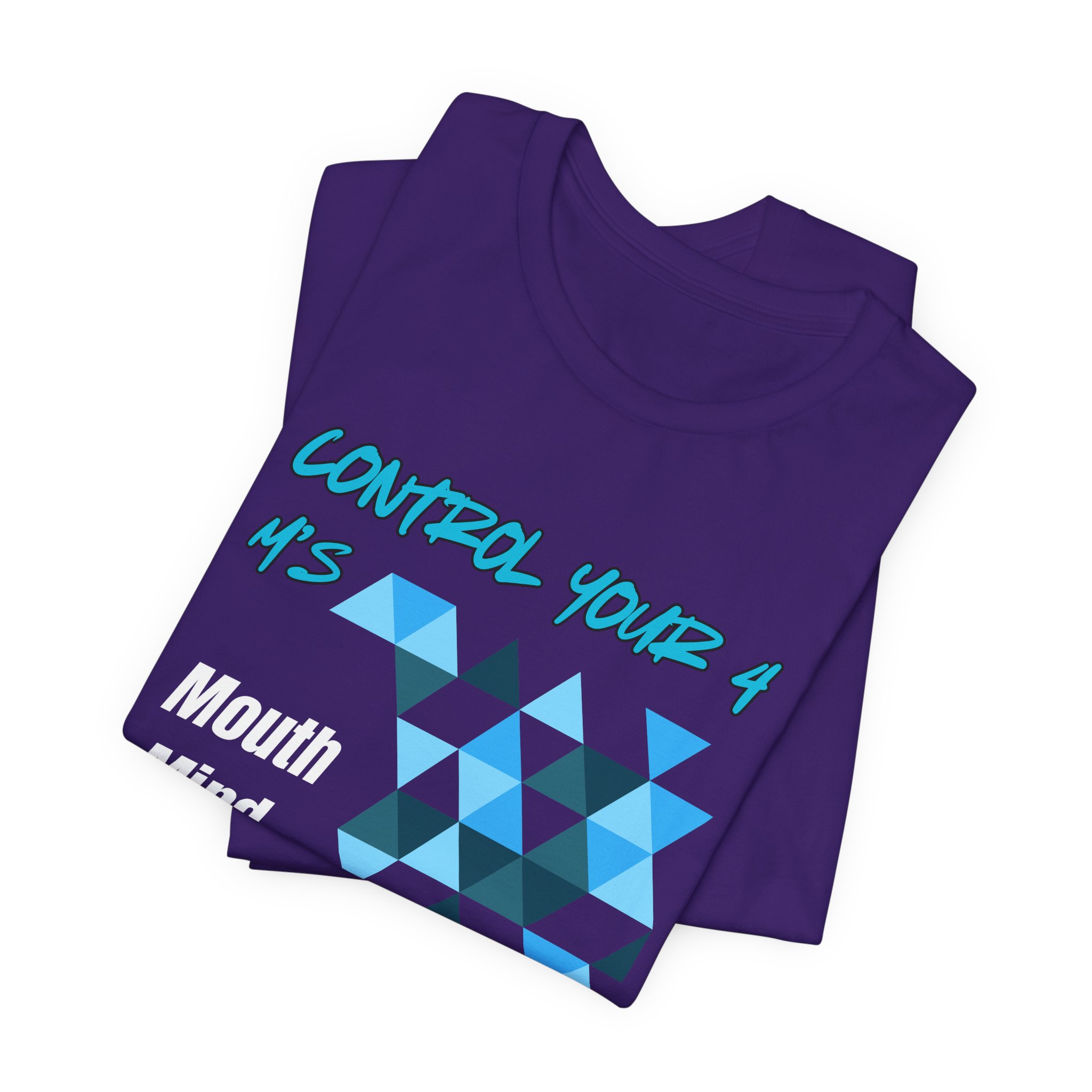 Control Your 4 M's-Unisex Jersey Short Sleeve Tee - Image 47