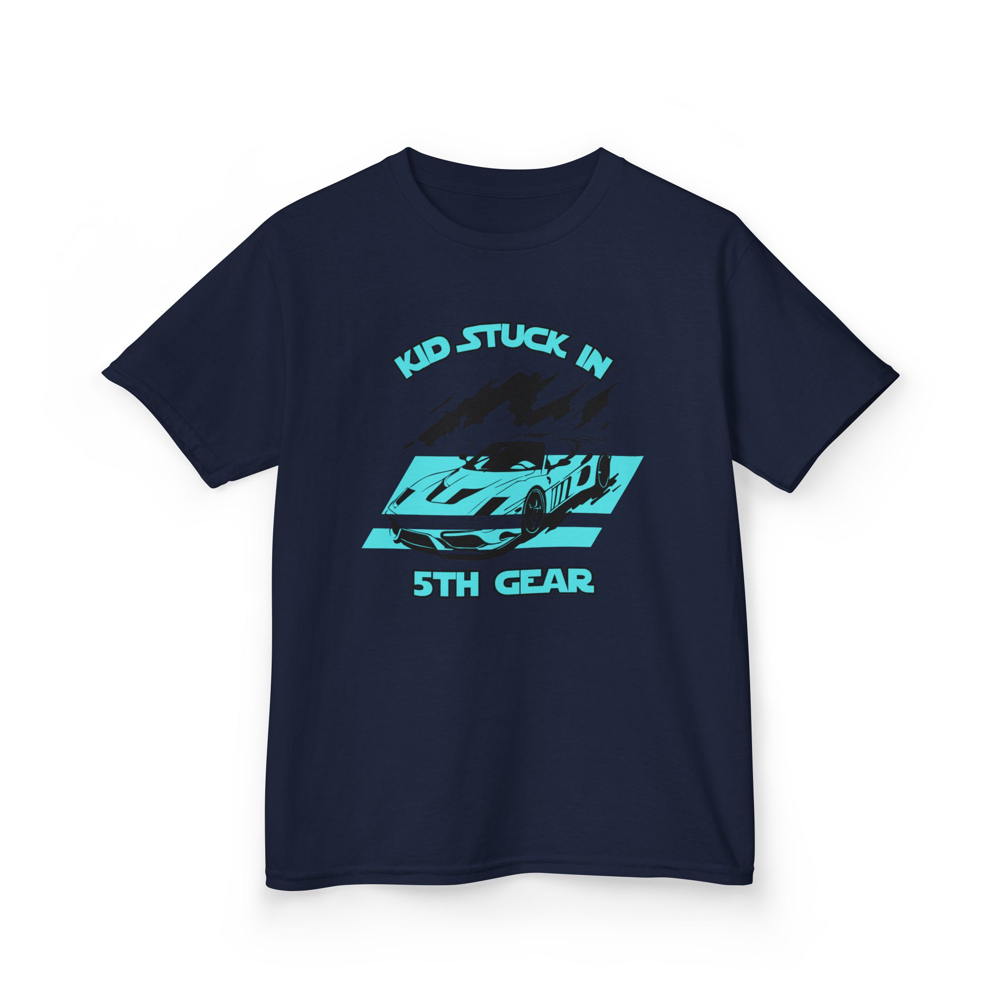 Stuck In 5th Gear-Kids Heavy Cotton™ Tee - Image 39