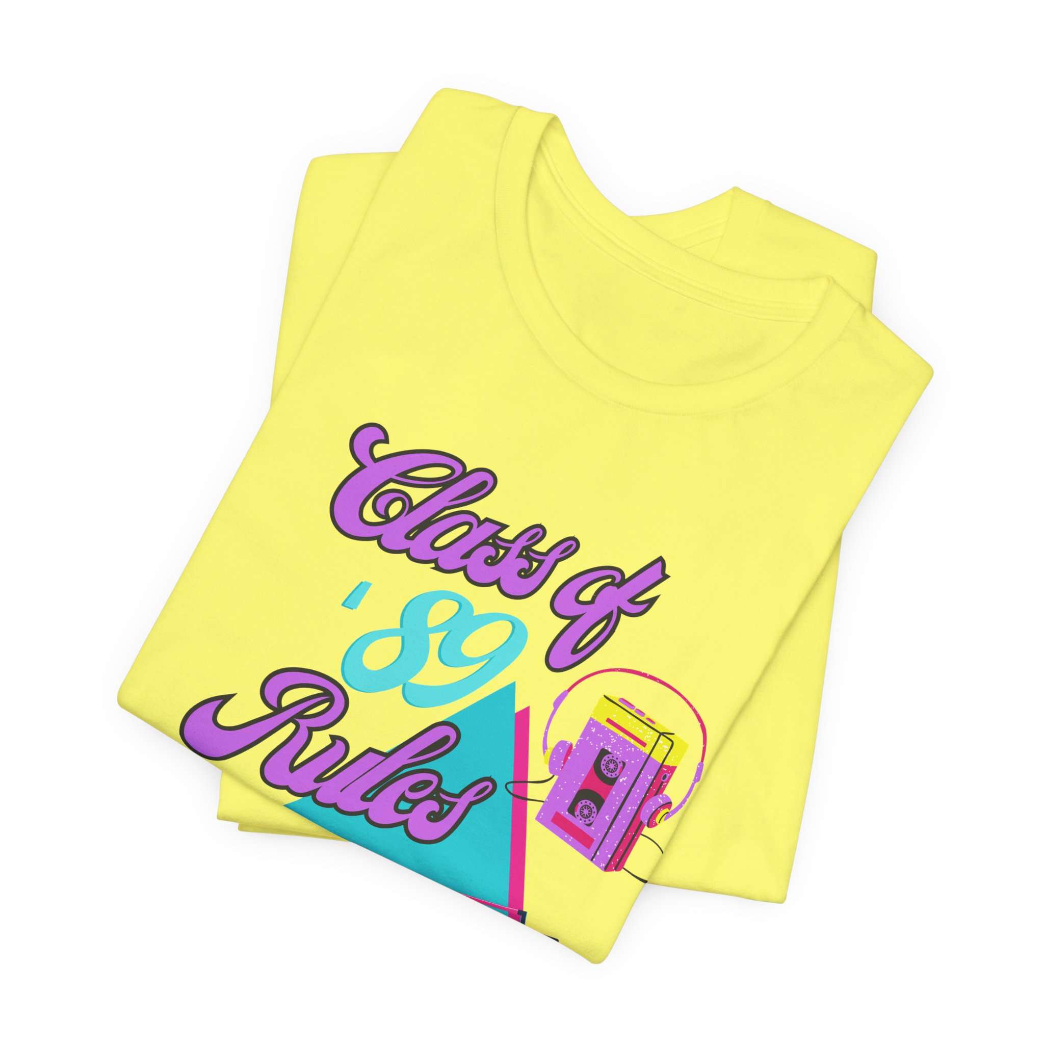 Class of '89 Rules Version 1-Unisex Jersey Short Sleeve Tee - Image 27