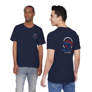 Mobile Auto 101 2nd Ed. (front and back design)-Unisex Jersey Short Sleeve Tee