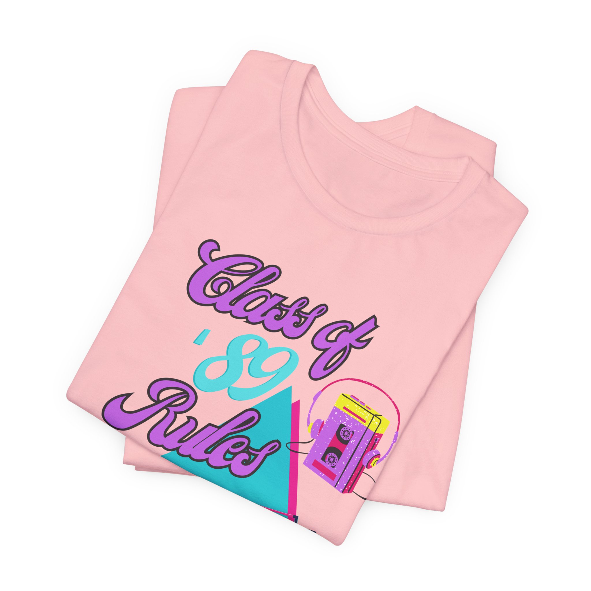 Class of '89 Rules Version 1-Unisex Jersey Short Sleeve Tee - Image 63