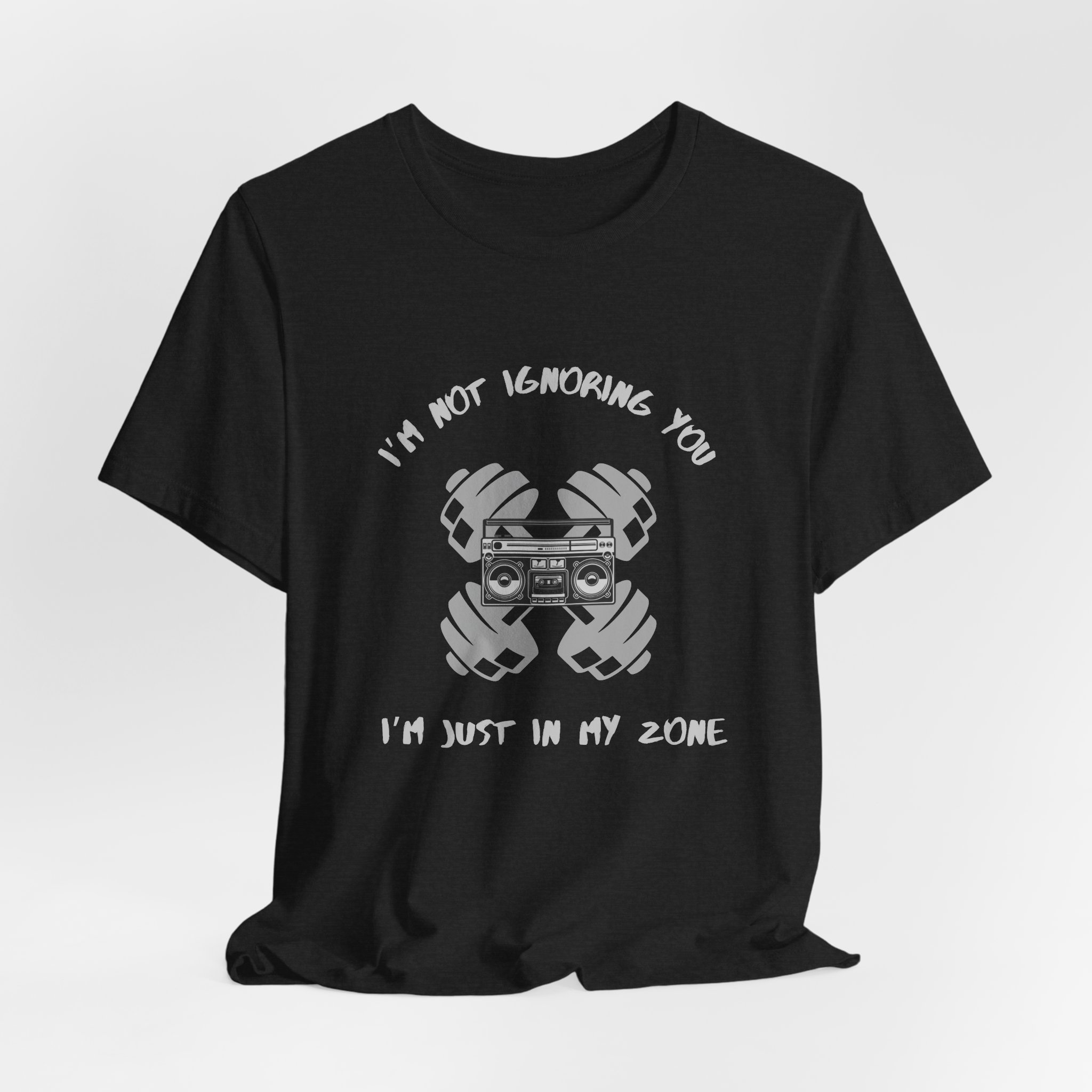 I'm Not Ignoring You...I'm Just in My Zone-Unisex Jersey Short Sleeve Tee - Image 20