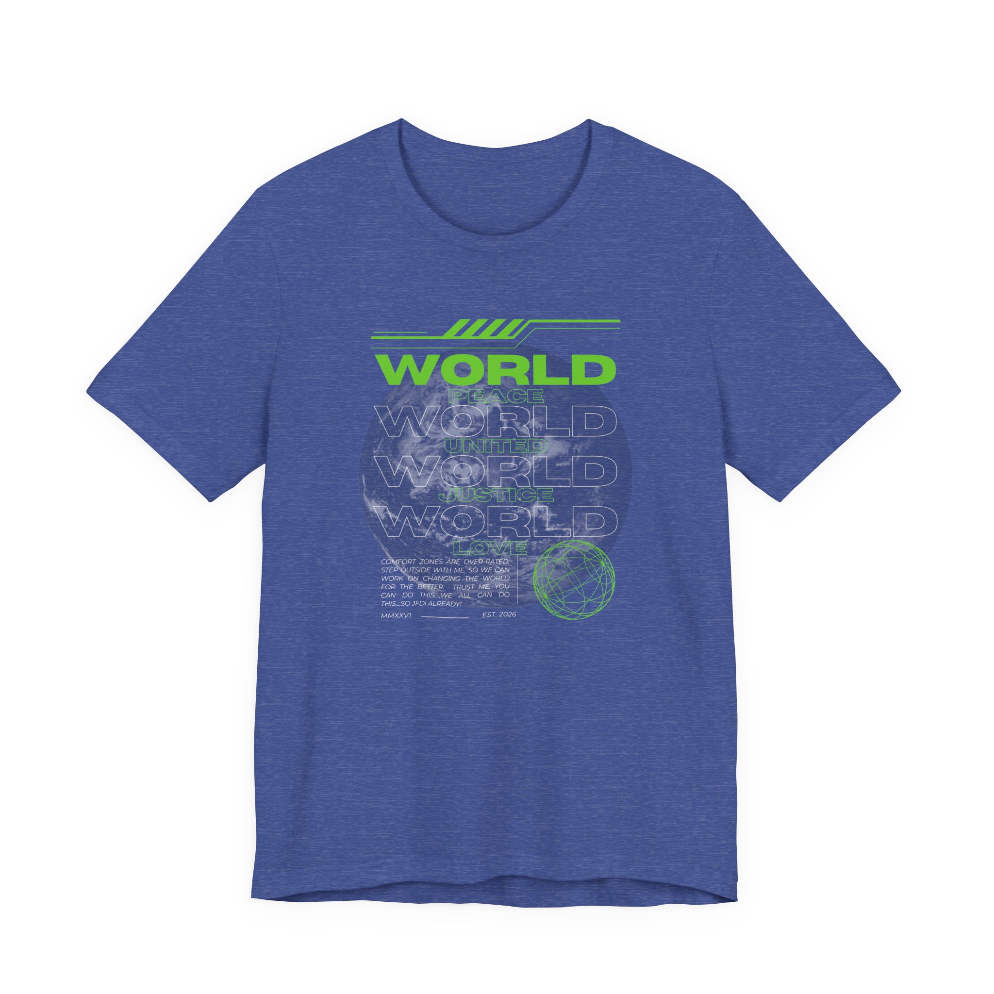Change the World Design #1-Unisex Jersey Short Sleeve Tee - Image 37