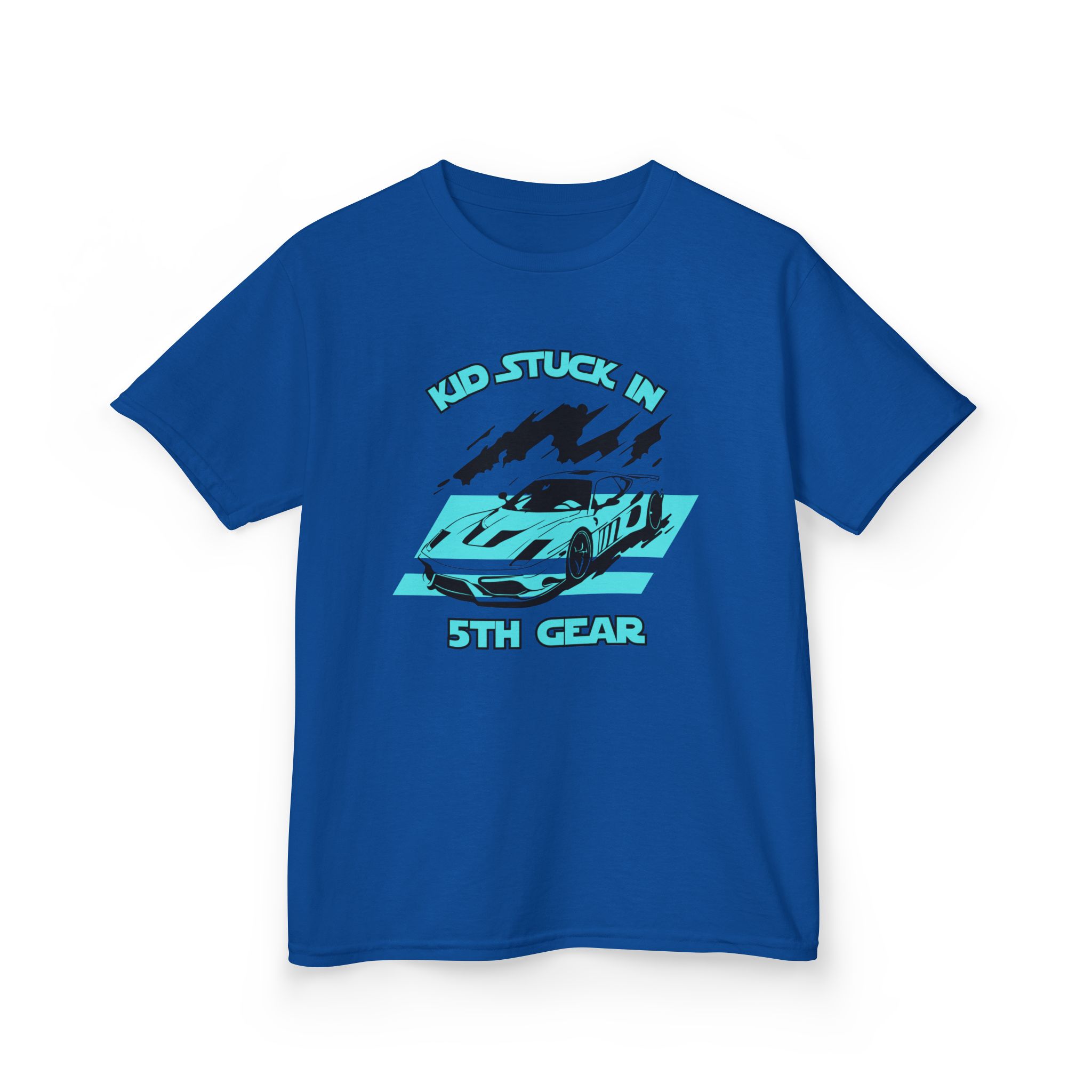 Stuck In 5th Gear-Kids Heavy Cotton™ Tee - Image 35