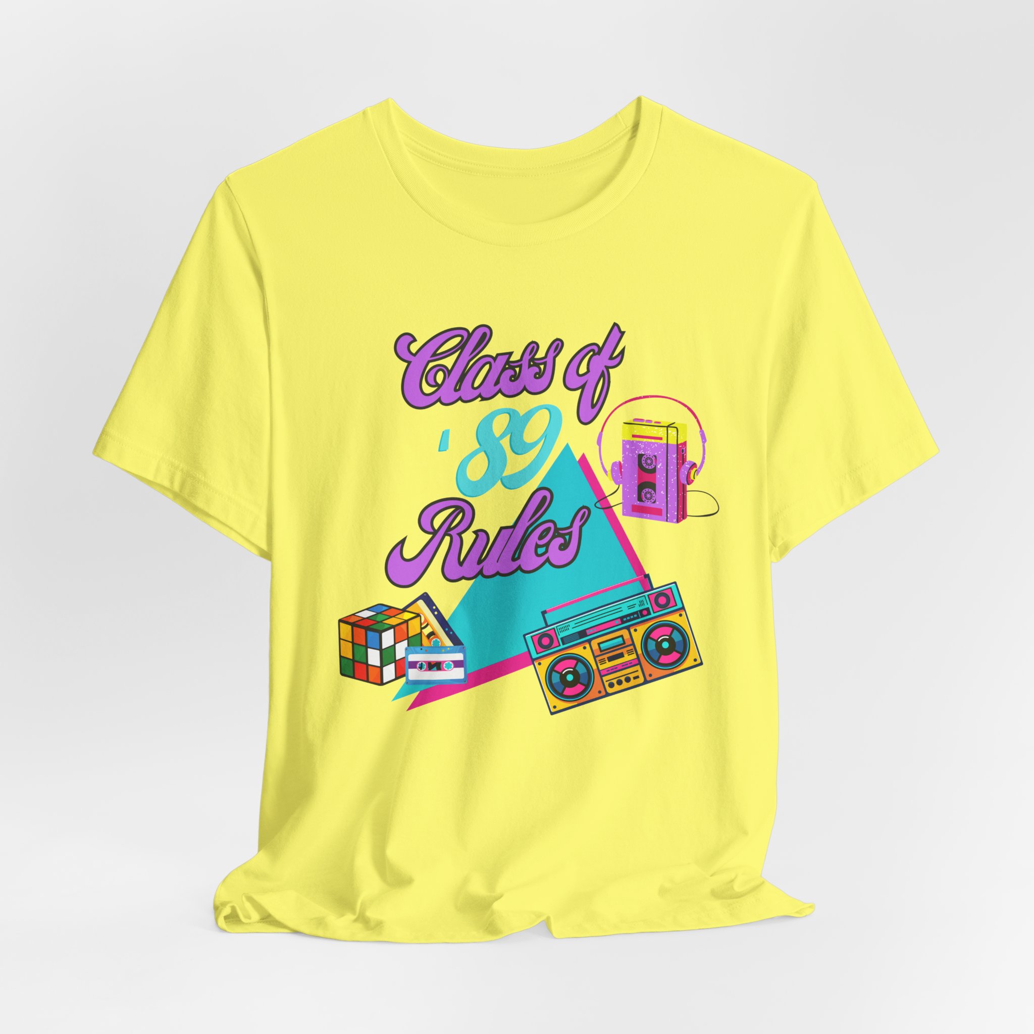 Class of '89 Rules Version 1-Unisex Jersey Short Sleeve Tee - Image 28