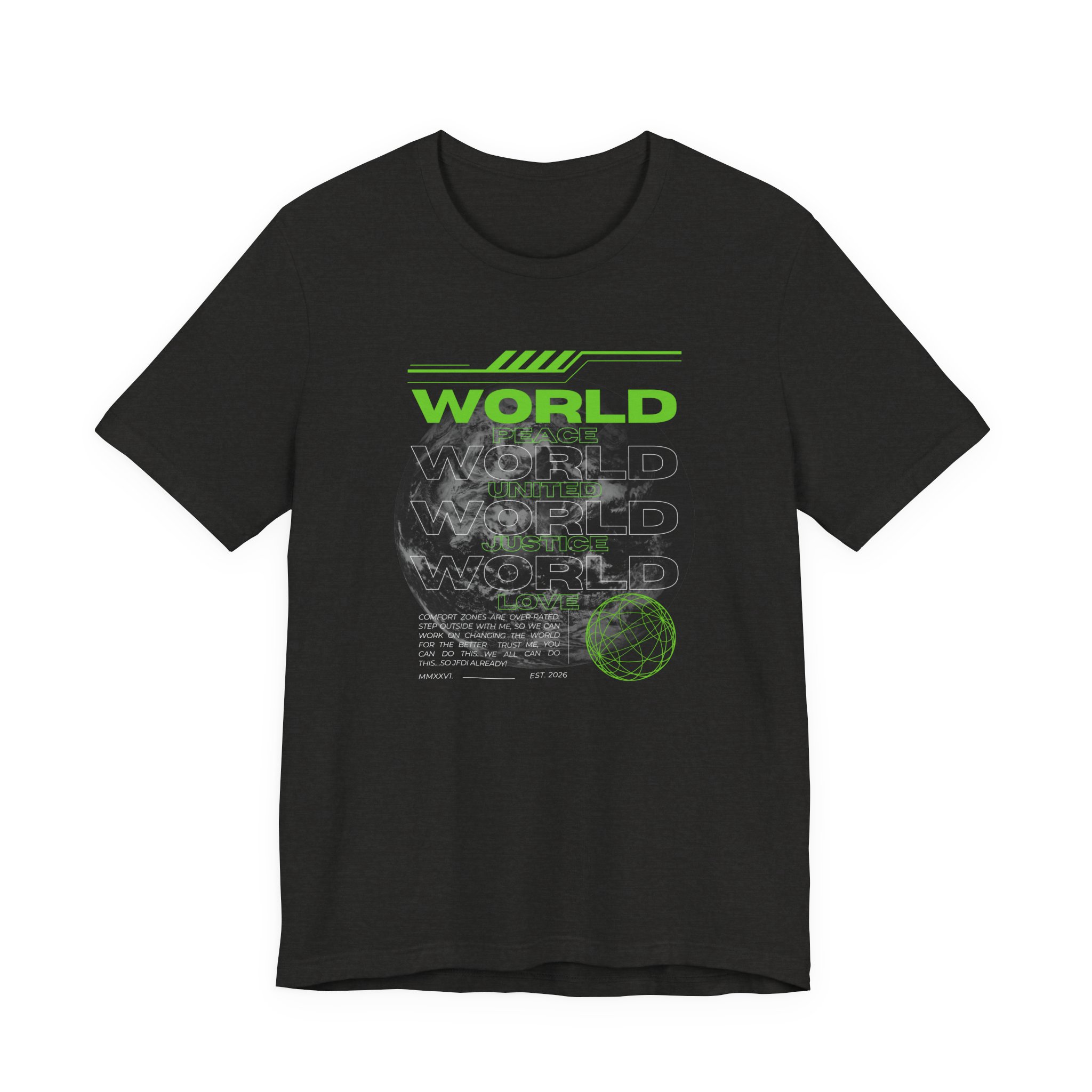 Change the World Design #1-Unisex Jersey Short Sleeve Tee - Image 9