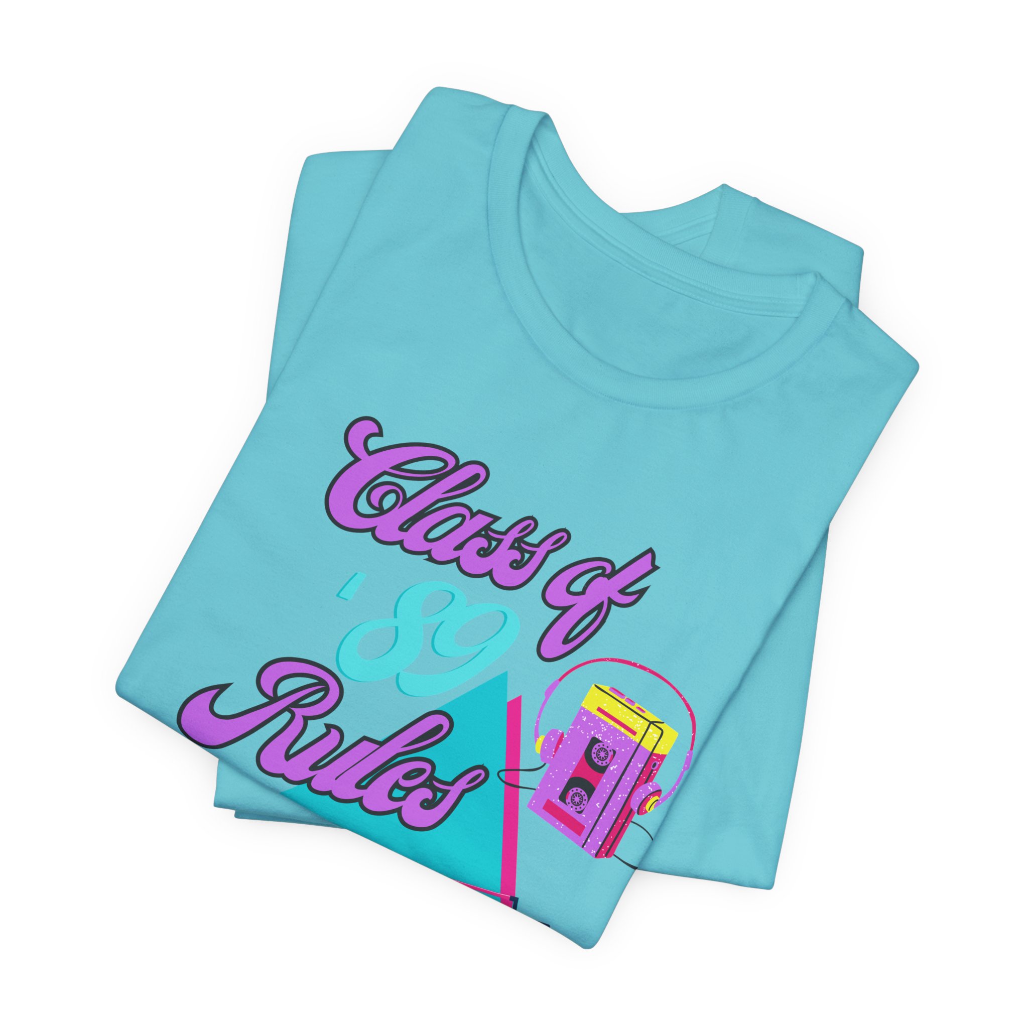 Class of '89 Rules Version 1-Unisex Jersey Short Sleeve Tee - Image 35