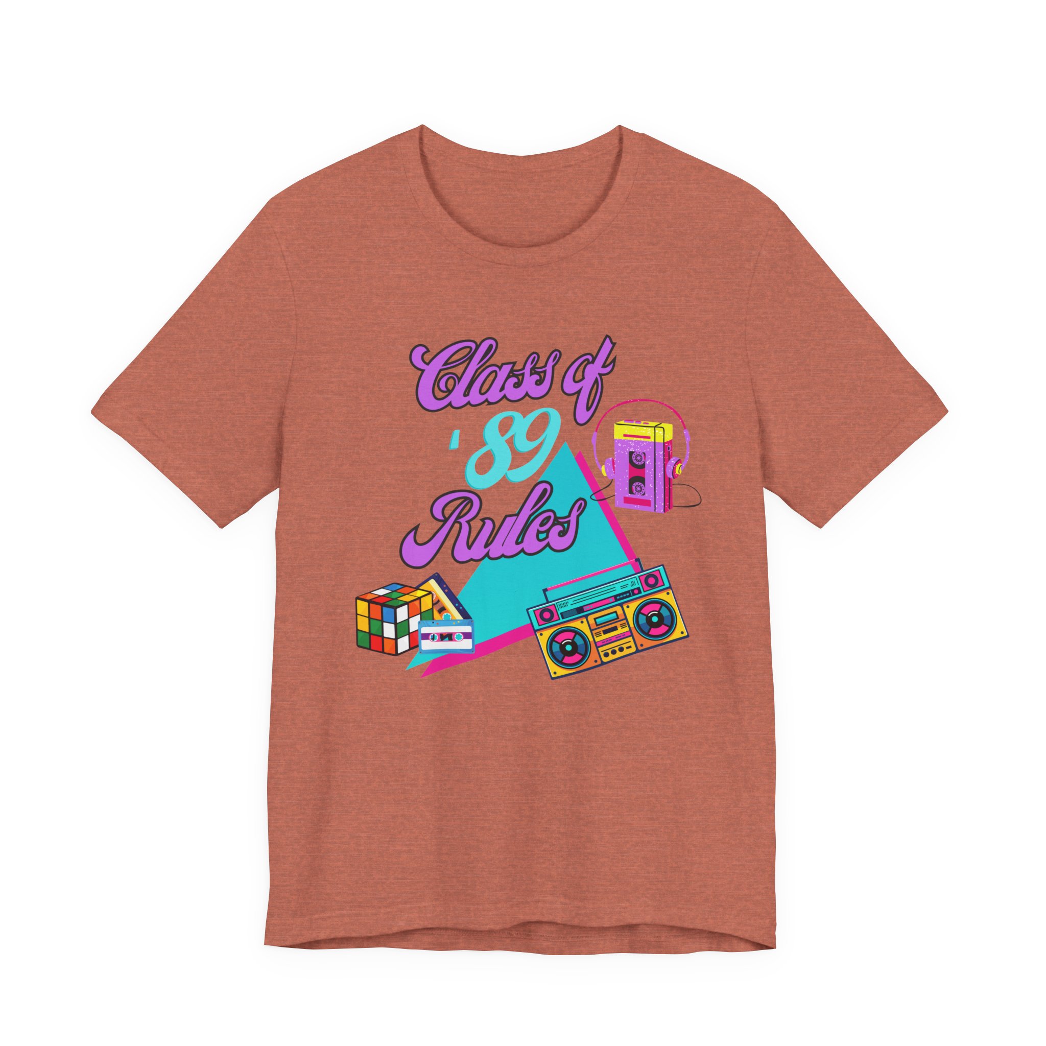 Class of '89 Rules Version 1-Unisex Jersey Short Sleeve Tee - Image 13