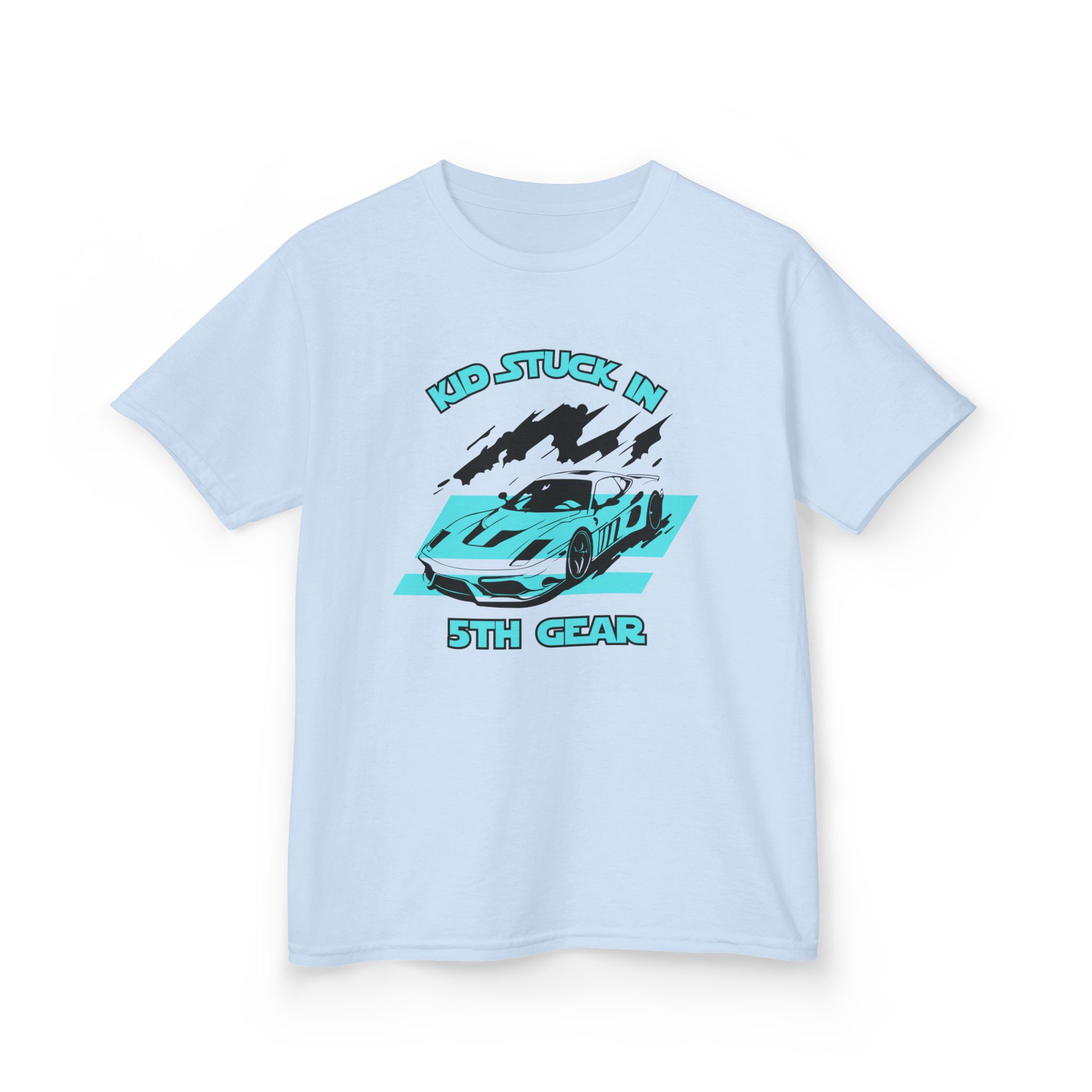 Stuck In 5th Gear-Kids Heavy Cotton™ Tee - Image 23