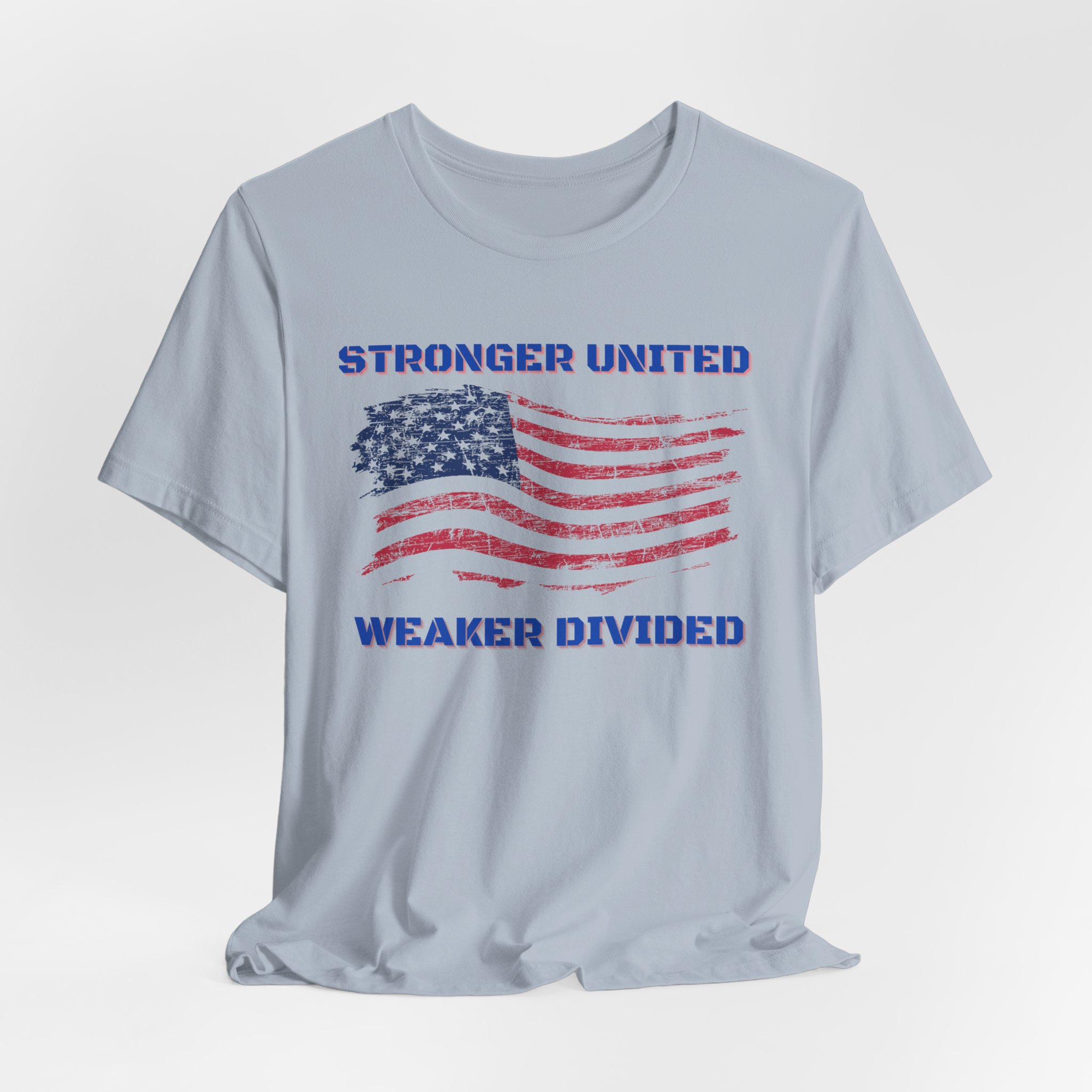 Stronger United Weaker Divided-Unisex Jersey Short Sleeve Tee - Image 44