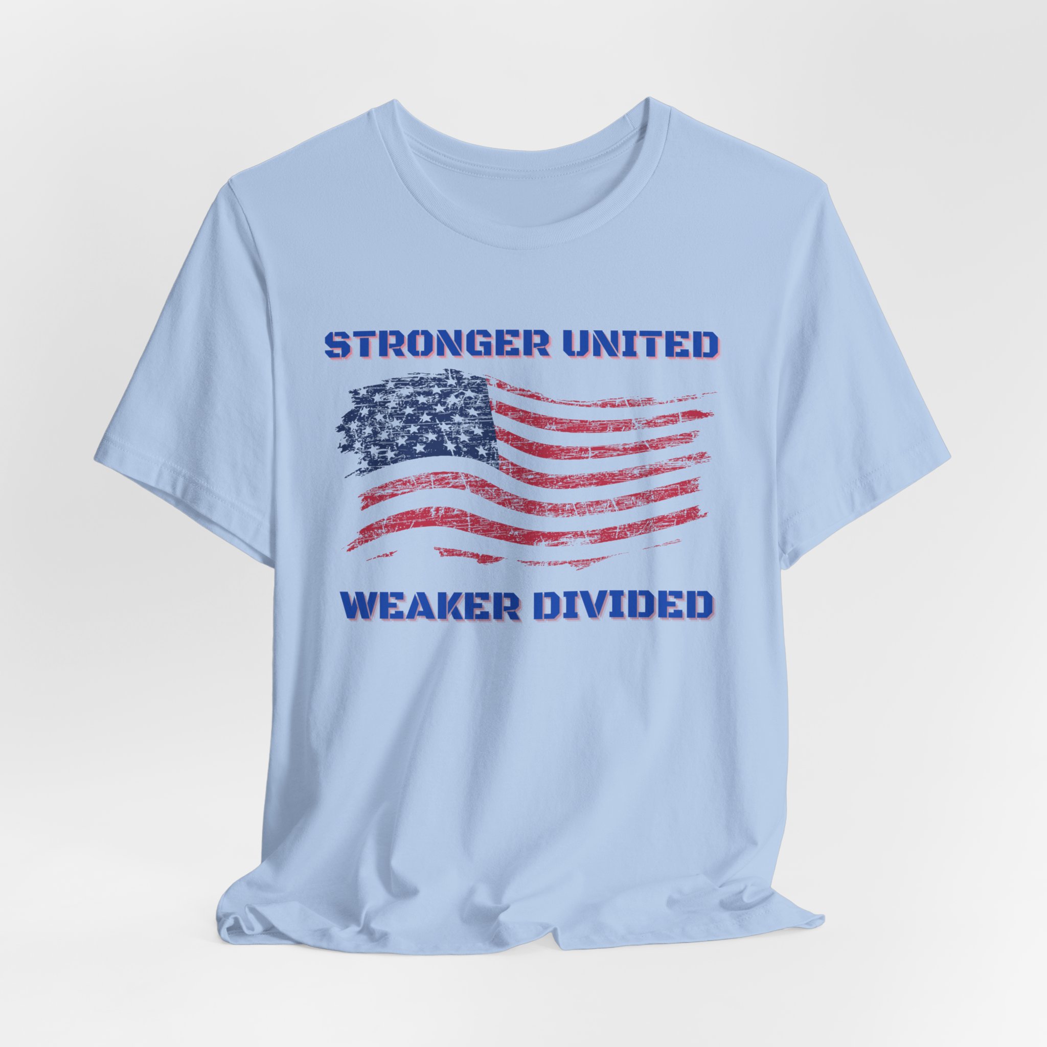 Stronger United Weaker Divided-Unisex Jersey Short Sleeve Tee - Image 40