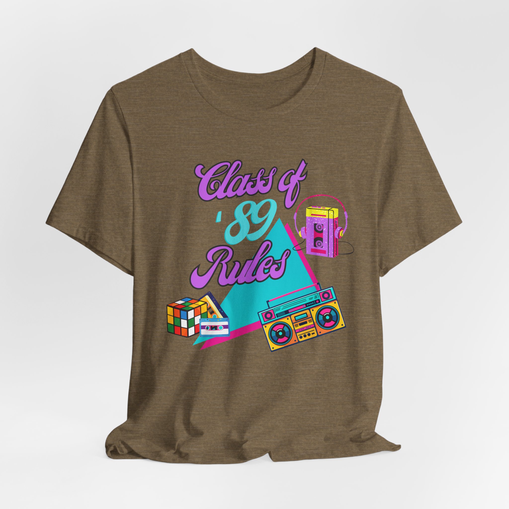 Class of '89 Rules Version 1-Unisex Jersey Short Sleeve Tee - Image 24